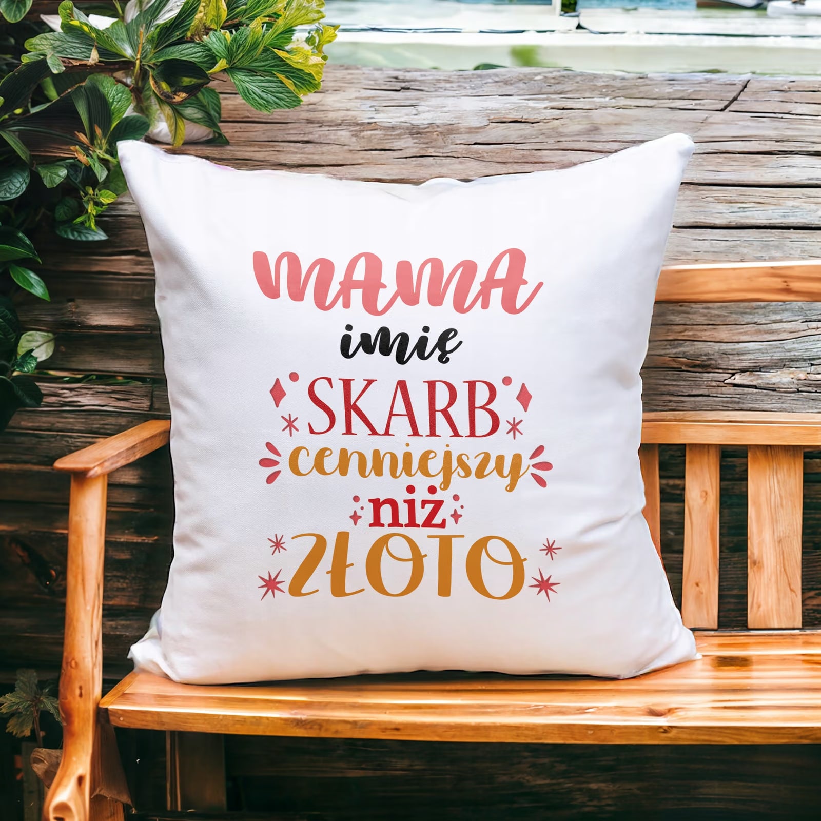 Poduszka 38x38cm Perosonalizowana Dzień Matki Dla Mamy Prezent Upominek