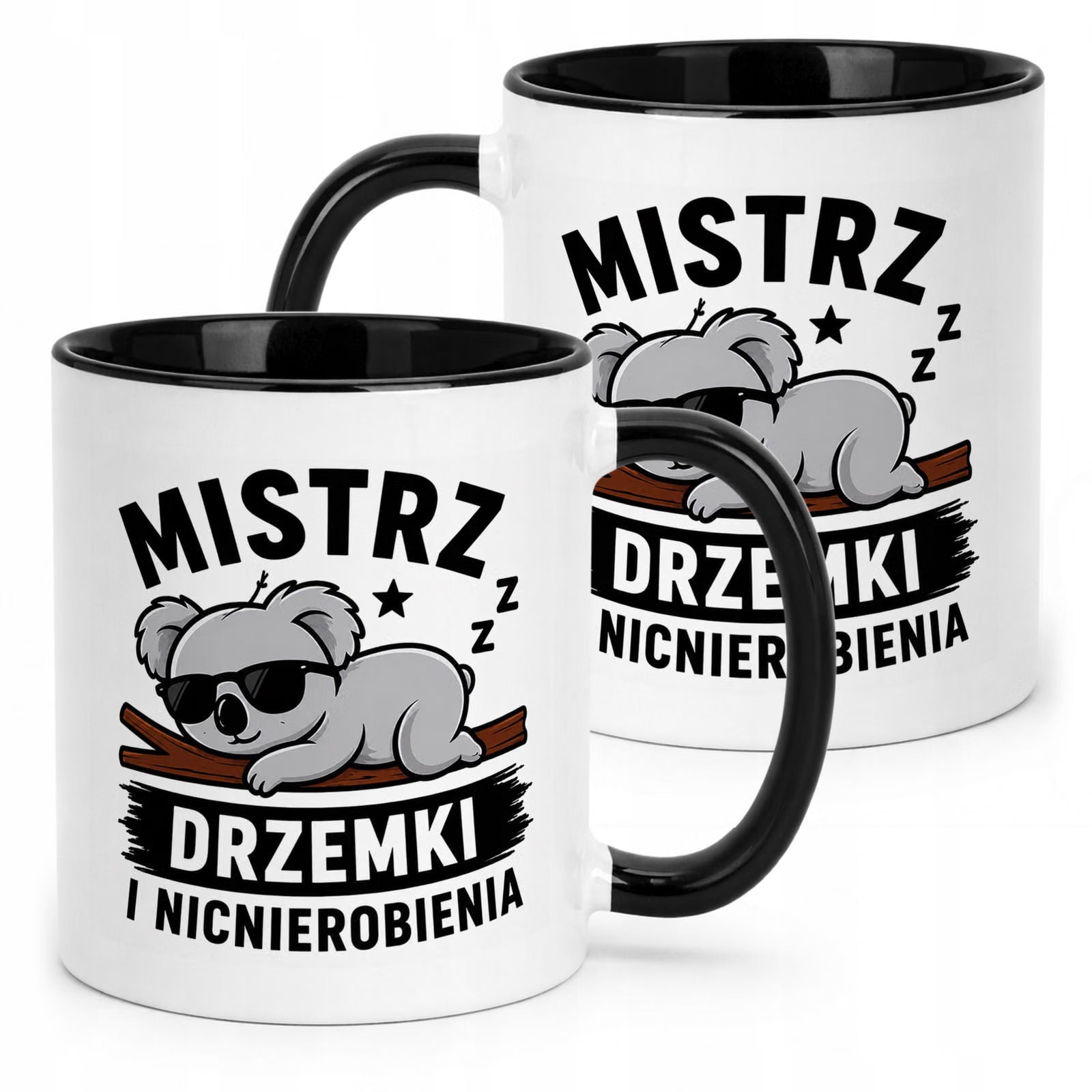 Czarny Kubek z nadrukiem Dzień Chłopaka Dla Mężczyzny Upominek Prezent