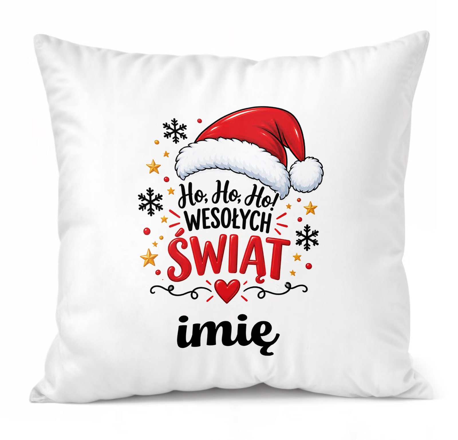 Poduszka Personalizowana 38x38cm z Nadrukiem Boże Narodzenie Prezent