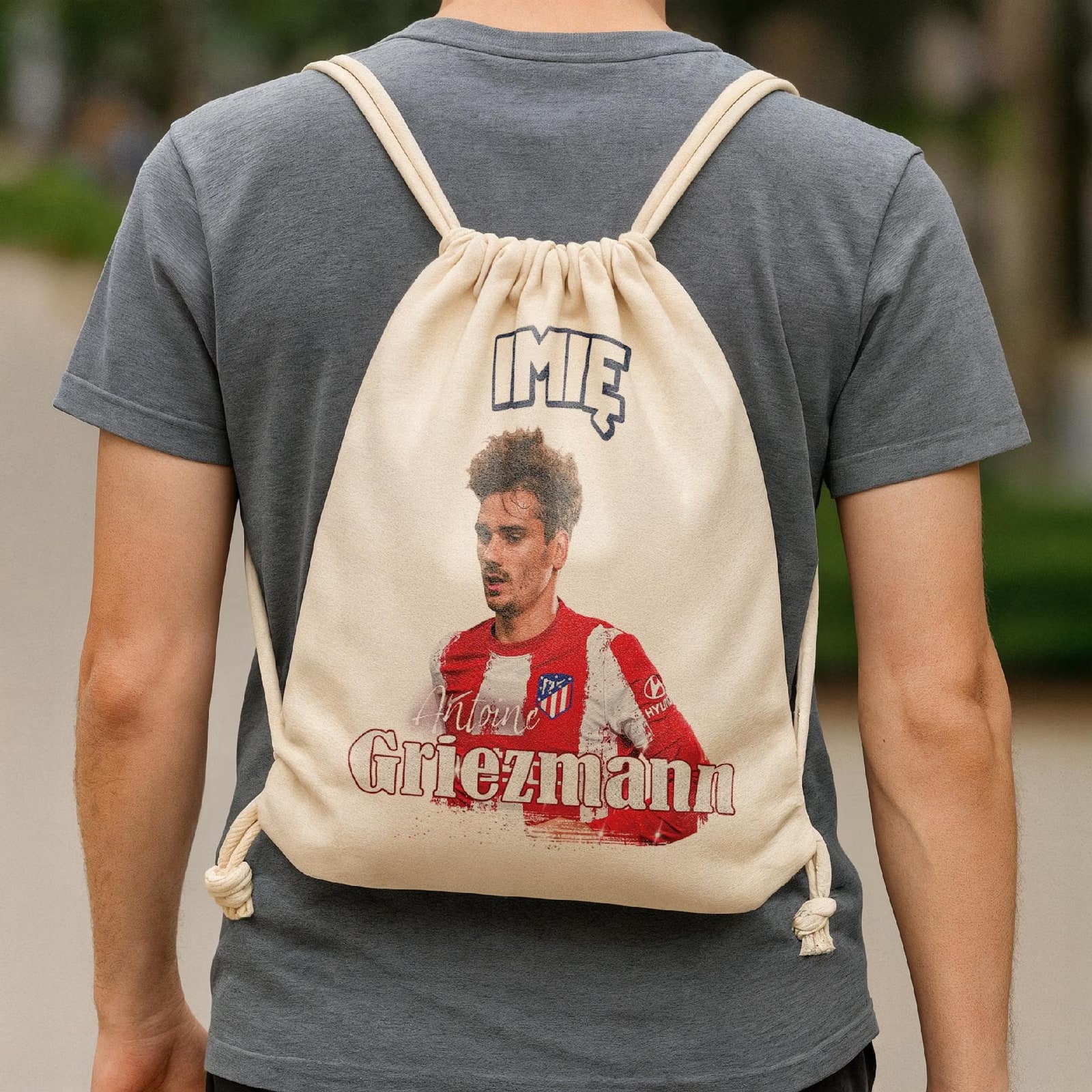 Plecak personalizowany Griezmann dla kibiców Atlético Madryt