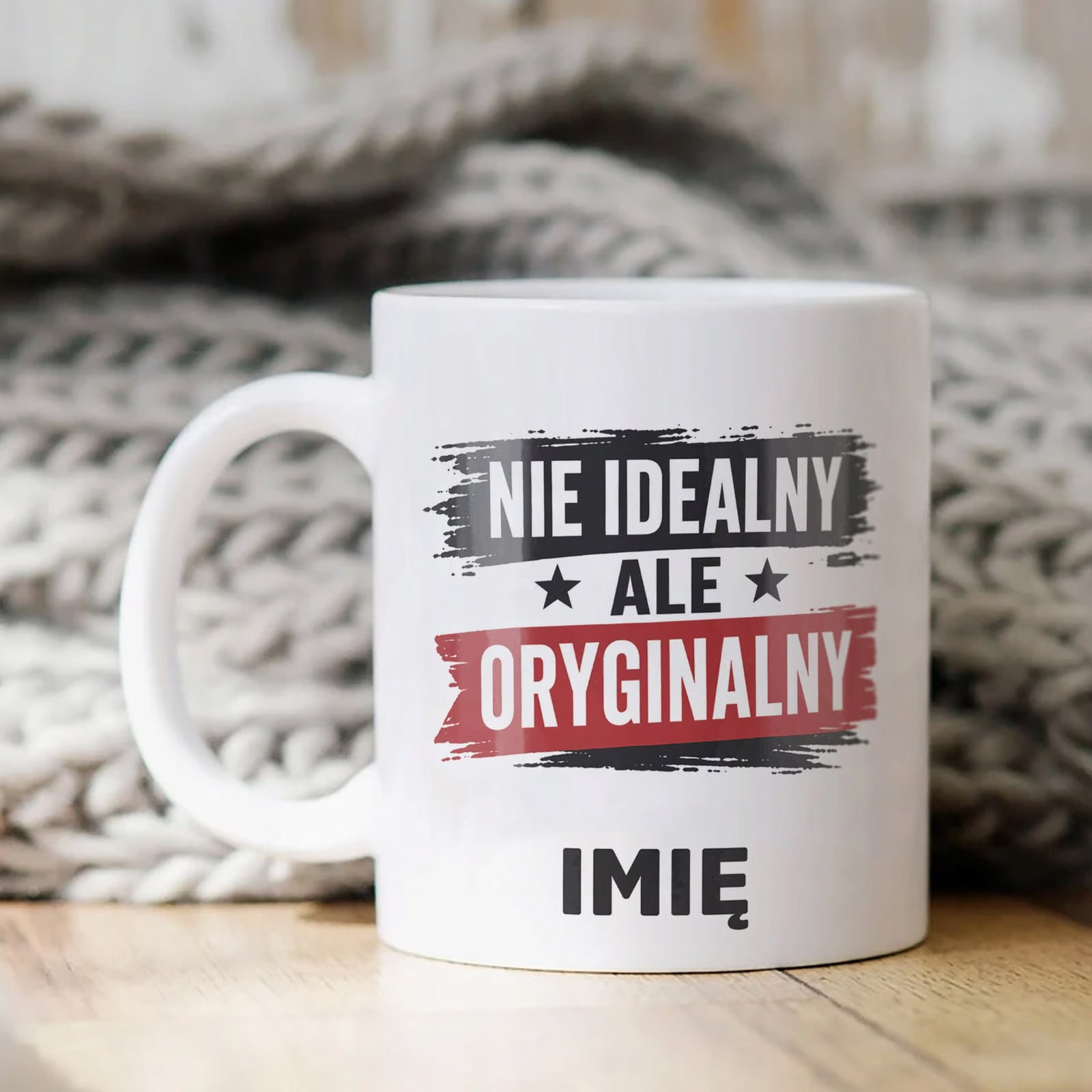 Biały Kubek personalizowany z nadrukiem Dzień Chłopaka Dla Mężczyzny