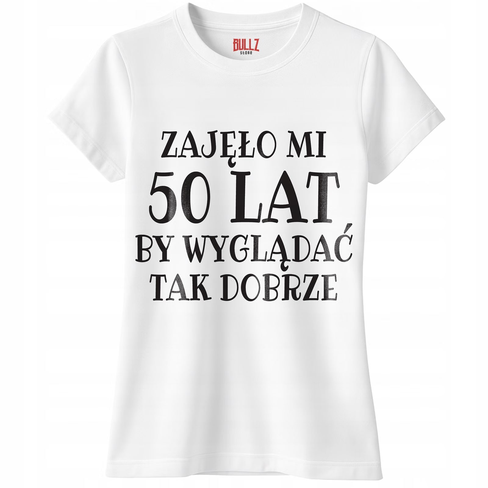 Koszulka biała damska Zajęło Mi 50 Urodziny Prezent Upominek