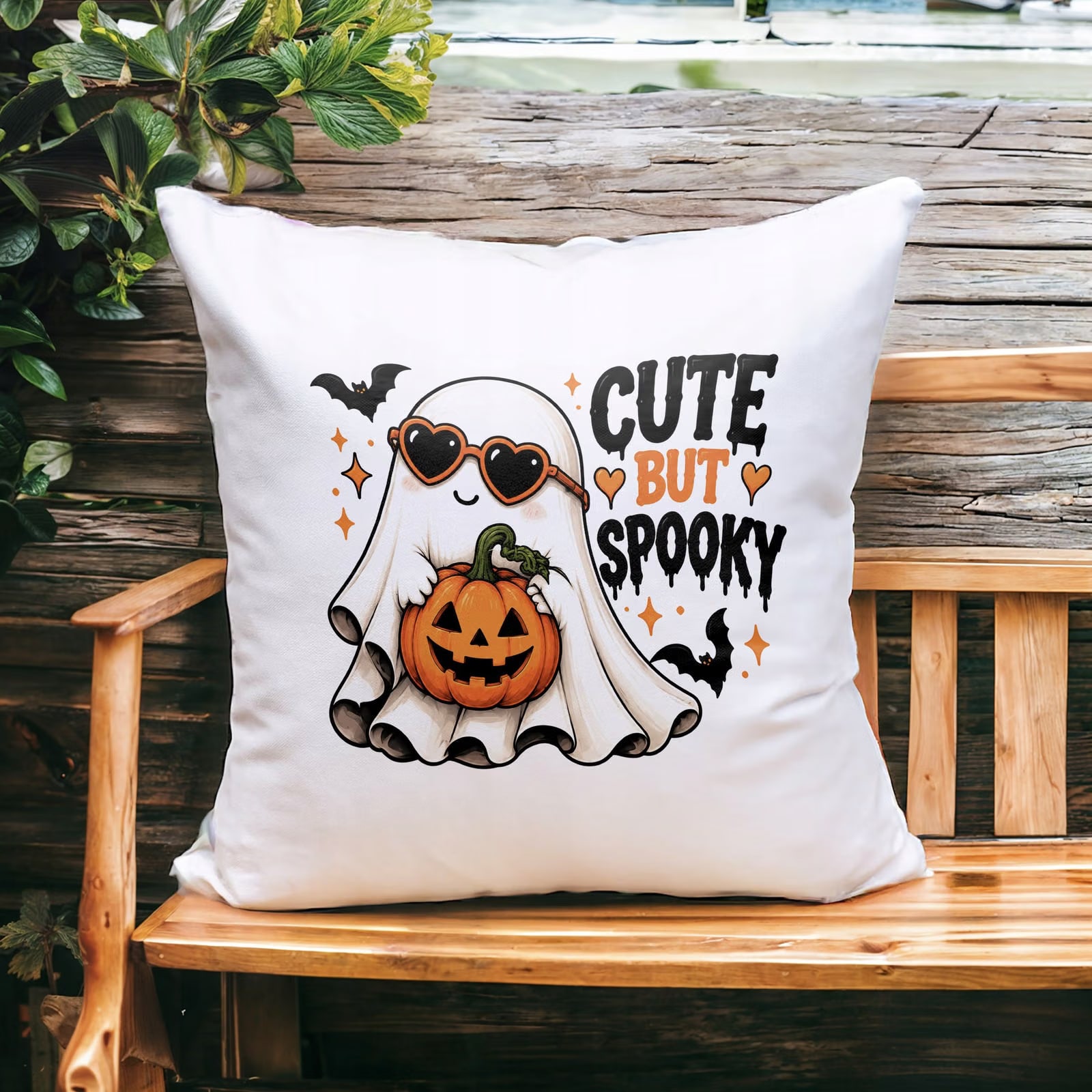 Poduszka Jasiek 38x38cm z Nadrukiem Halloween Jesień Prezent Upominek