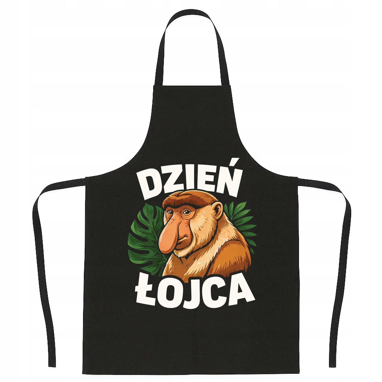 Prezent na Dzień Ojca fartuch czarny dla taty praktyczny miły upominek