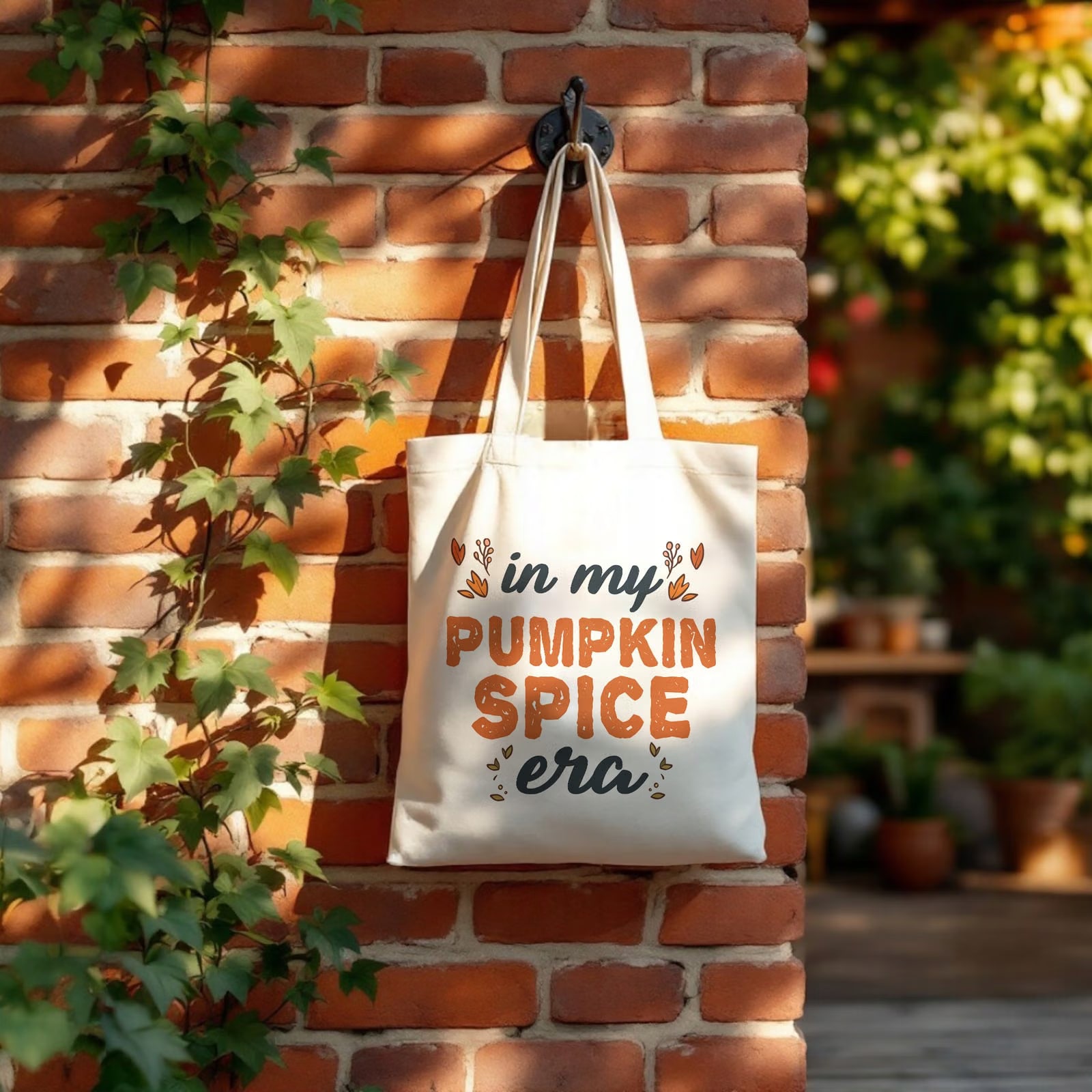 Torba bawełniana na zakupy Jesień In My Pumpkin Spice Era Dynia