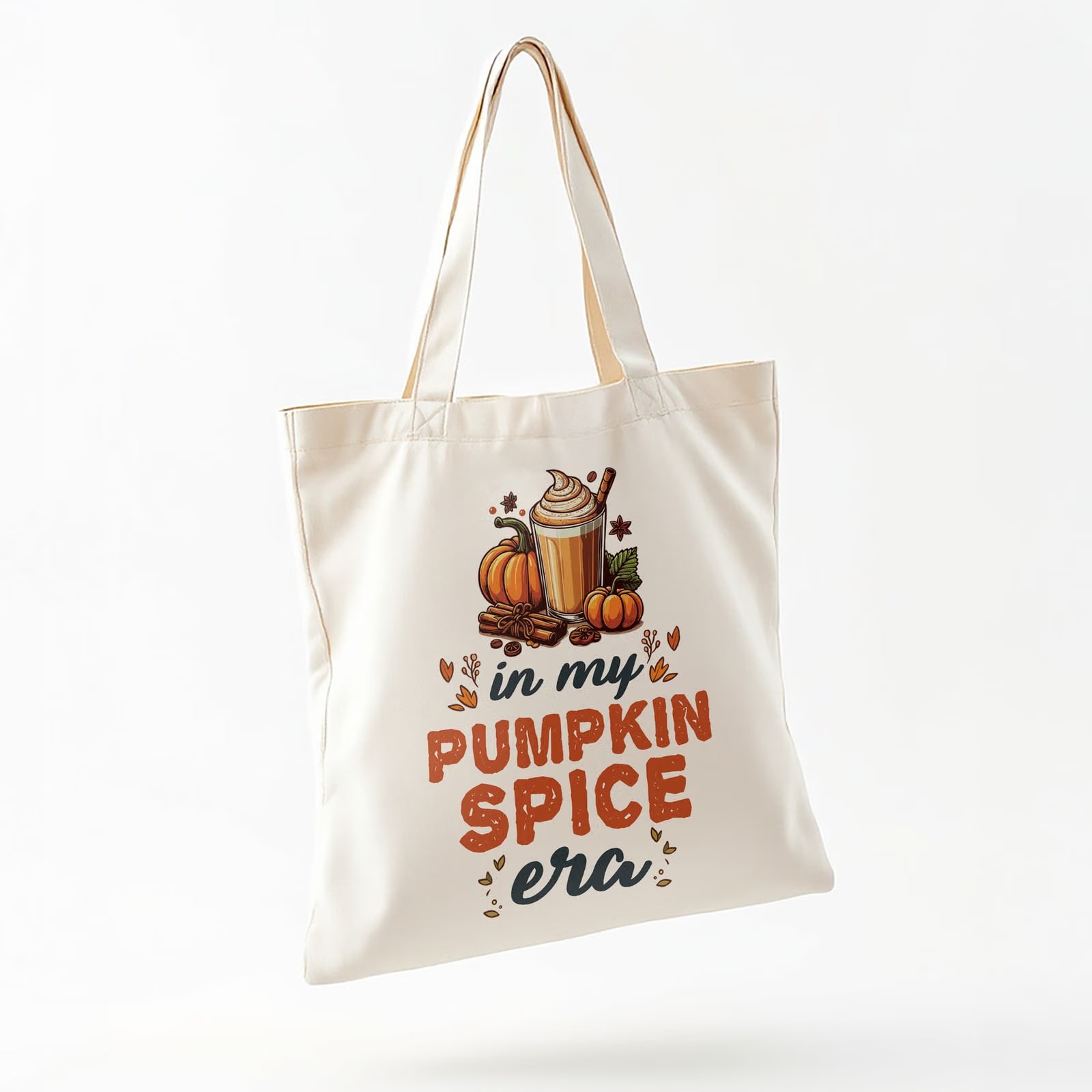 Torba bawełniana na zakupy Jesień In My Pumpkin Spice Era Dynia