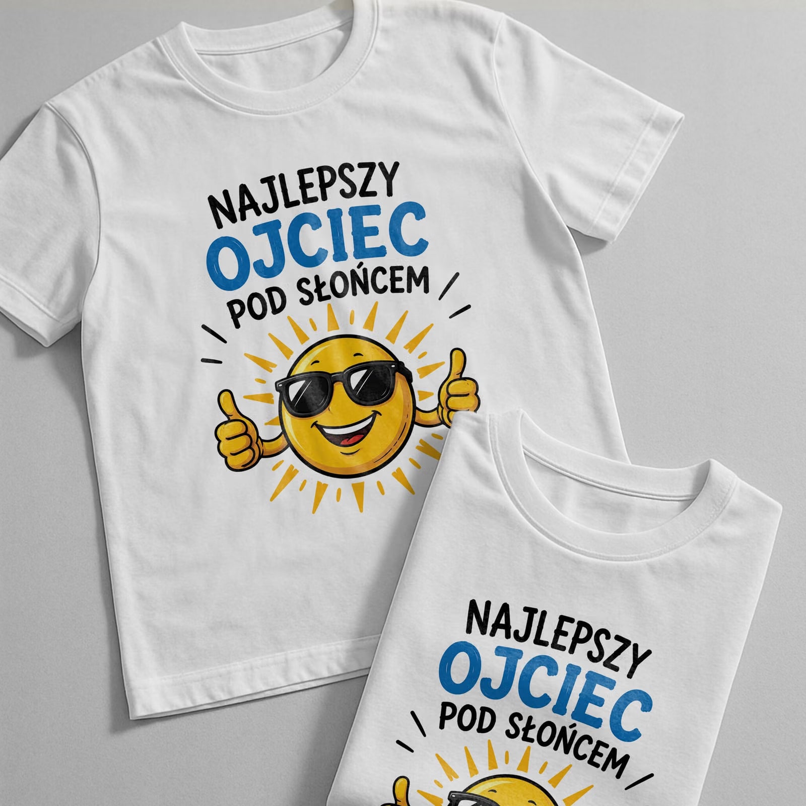 Koszulka biała męska Dzień Ojca upominek dla taty prezent r. 3XL