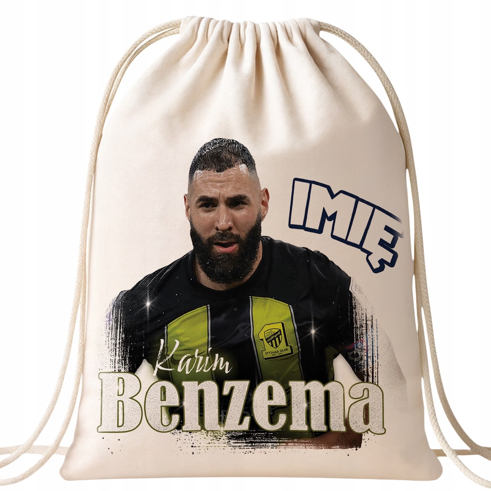 Zestaw personalizowany Kubek + Plecak Karim Benzema Al-Ittihad