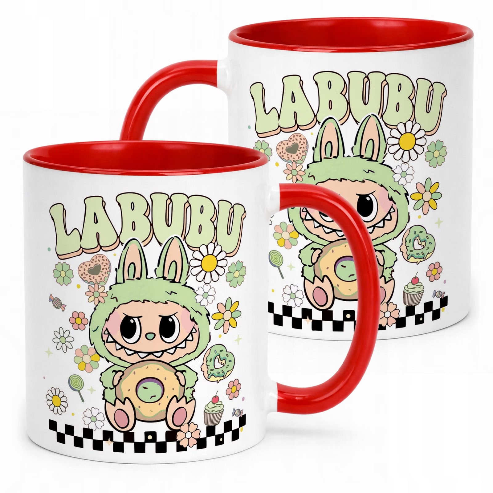 Kubek ceramiczny Labubu Dla Dzieci Prezent Urocze Potworki
