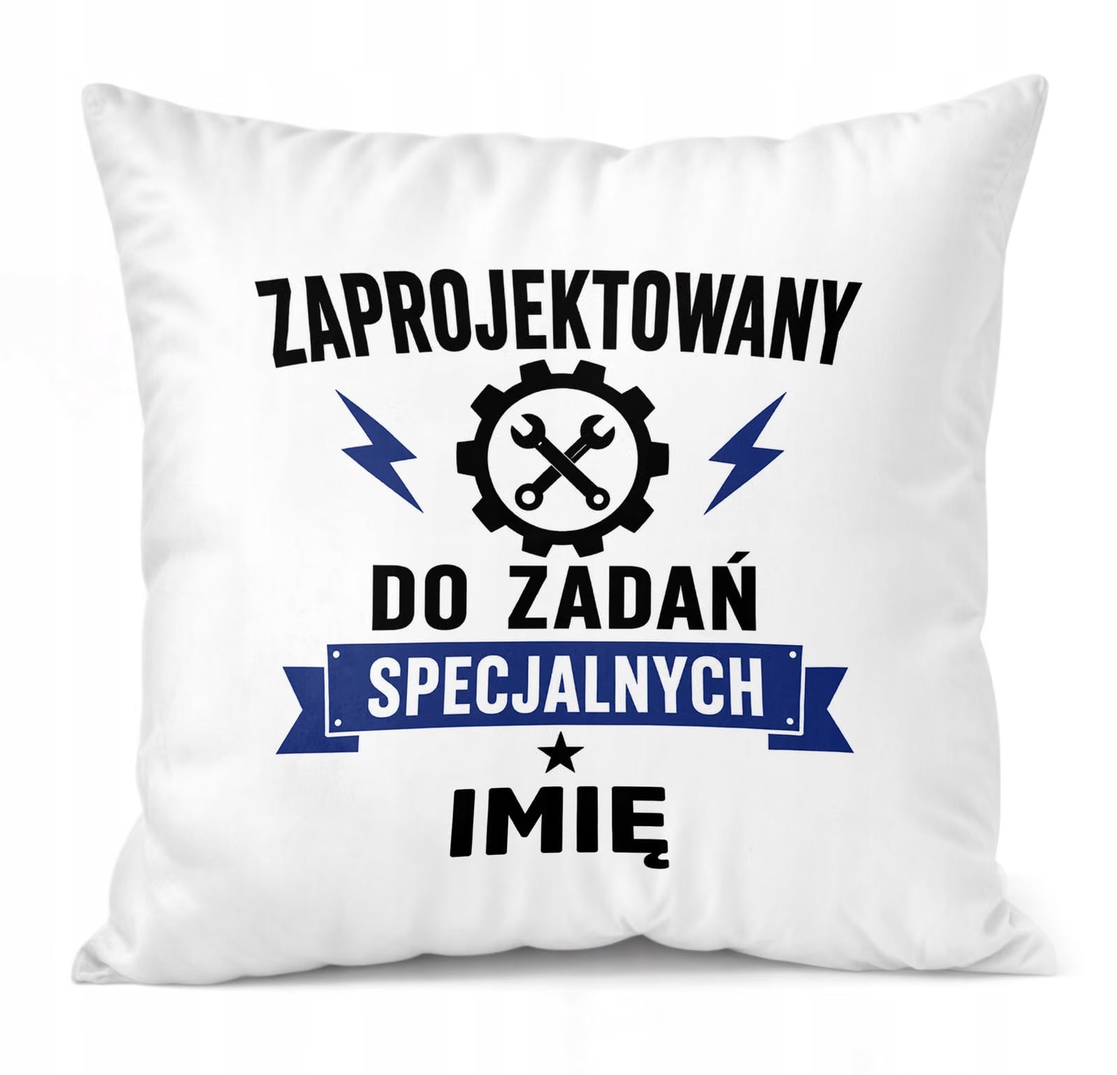 Zestaw Personalizowany Kubek Czerwony Poduszka Dzień Chłopaka Z Nadrukiem
