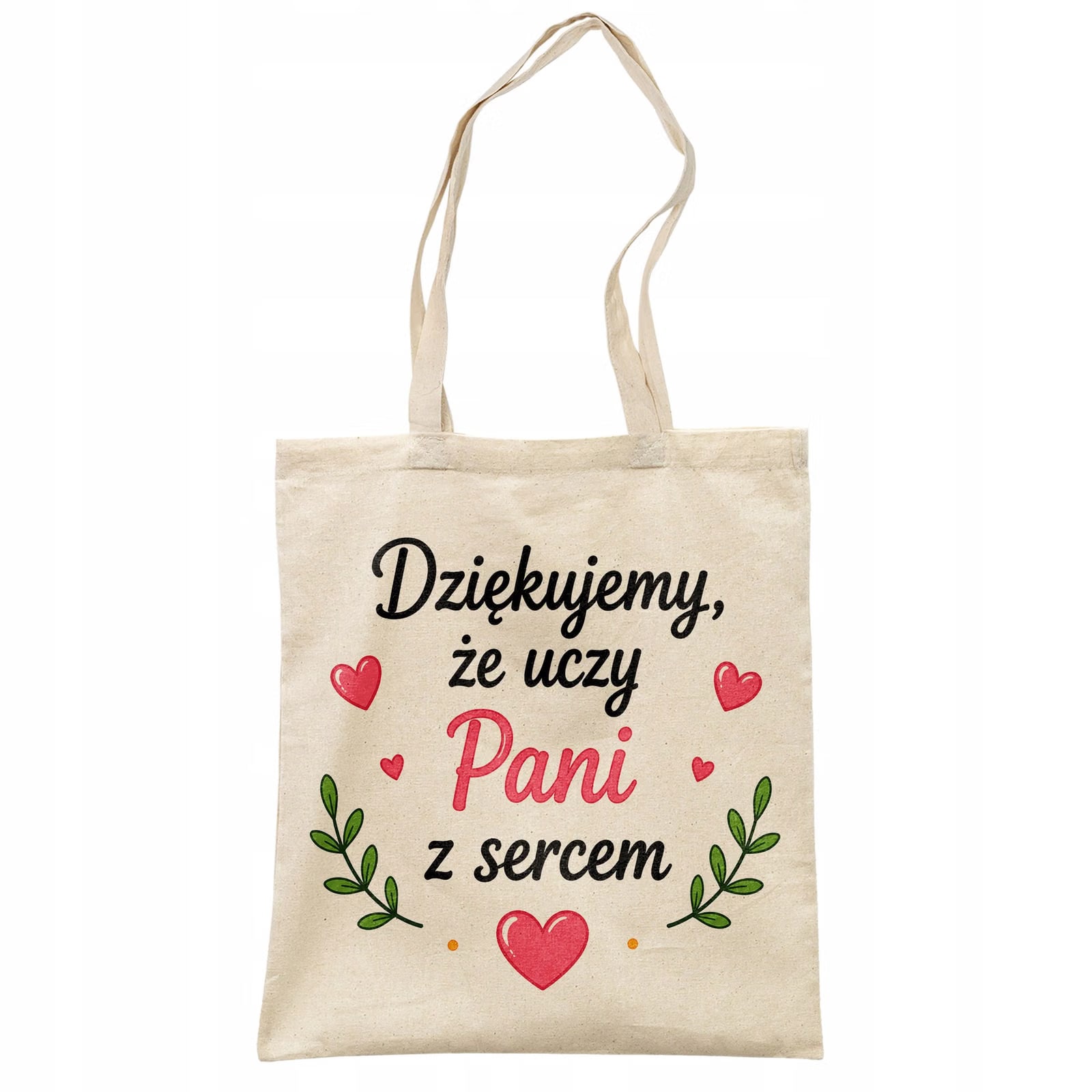 Torba shopper bawełniana Dzień Nauczyciela na zakupy z nadrukiem prezent