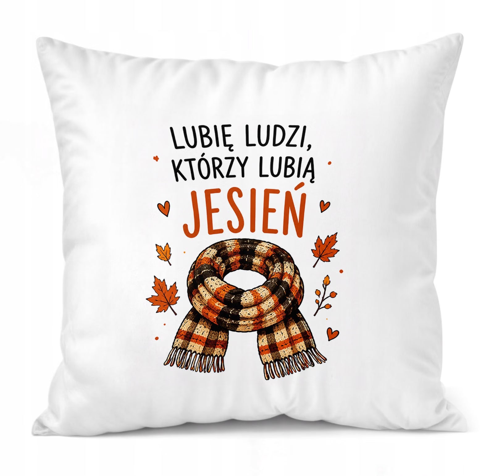 Poduszka Jasiek z nadrukiem Jesienna Jesień 38x38cm Prezent Upominek