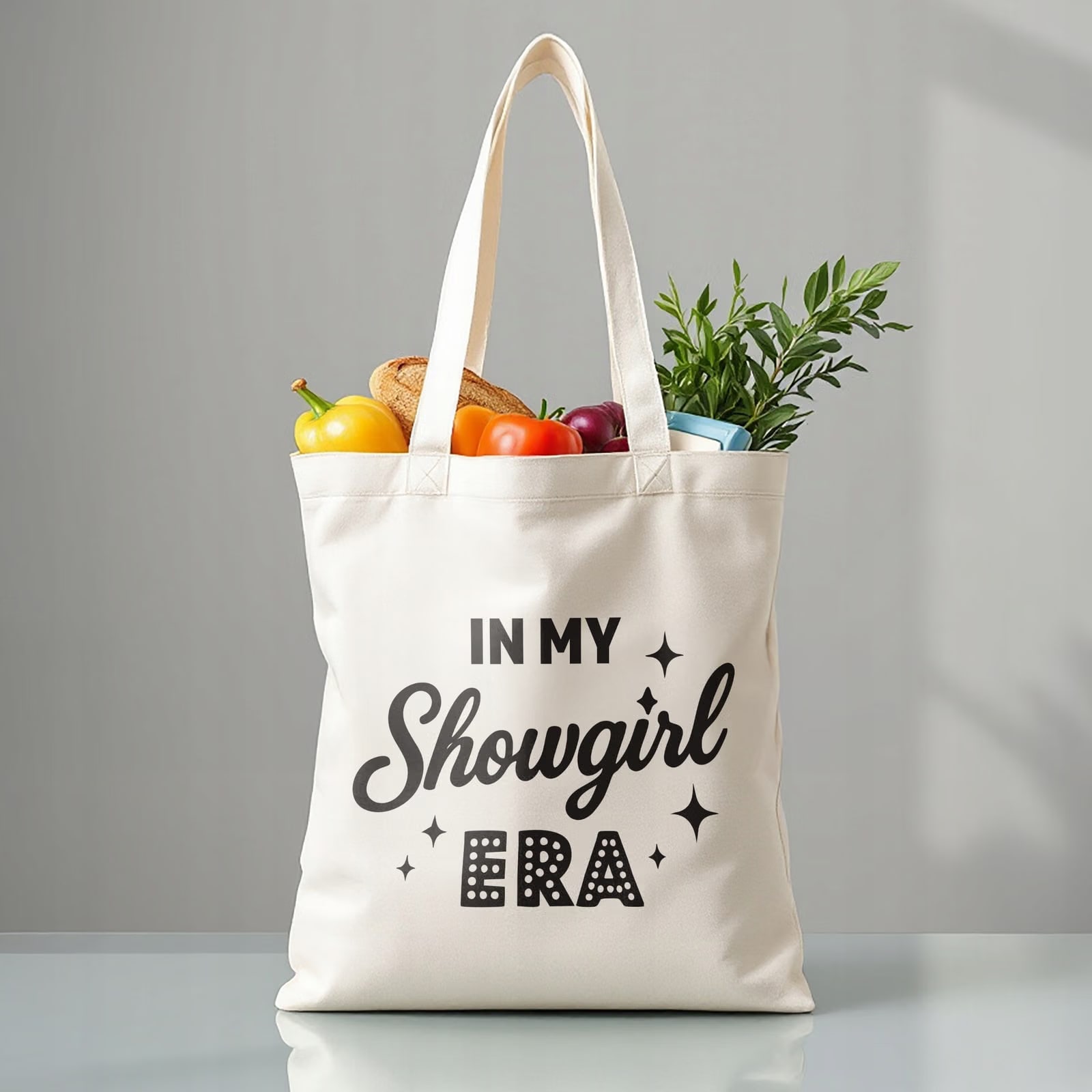 Torba bawełniana premium na zakupy Taylor Swift The Life Of A Showgirl