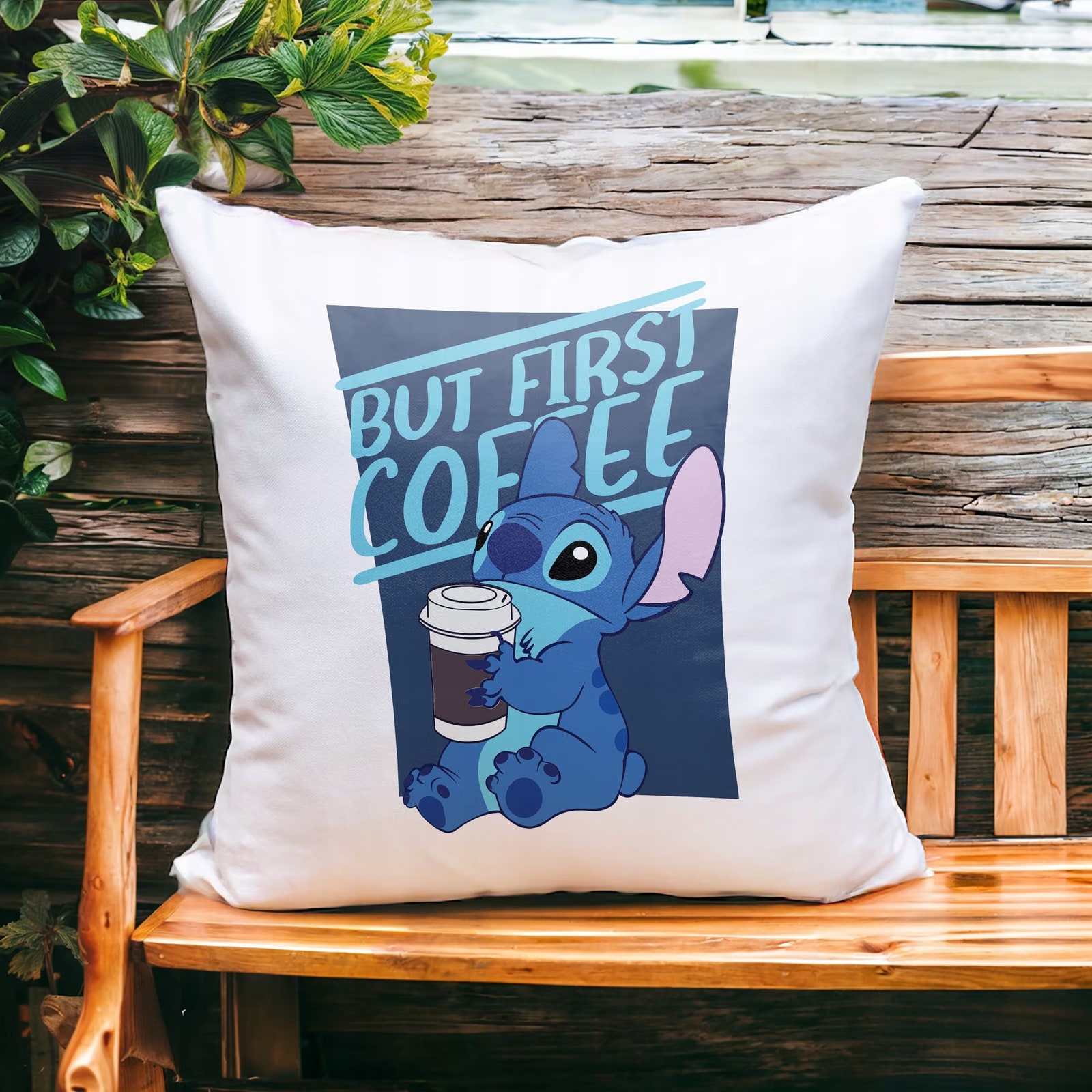 Poduszka 38x38cm Stitch Lilo i Stich Bajka Dla Dzieci Prezent