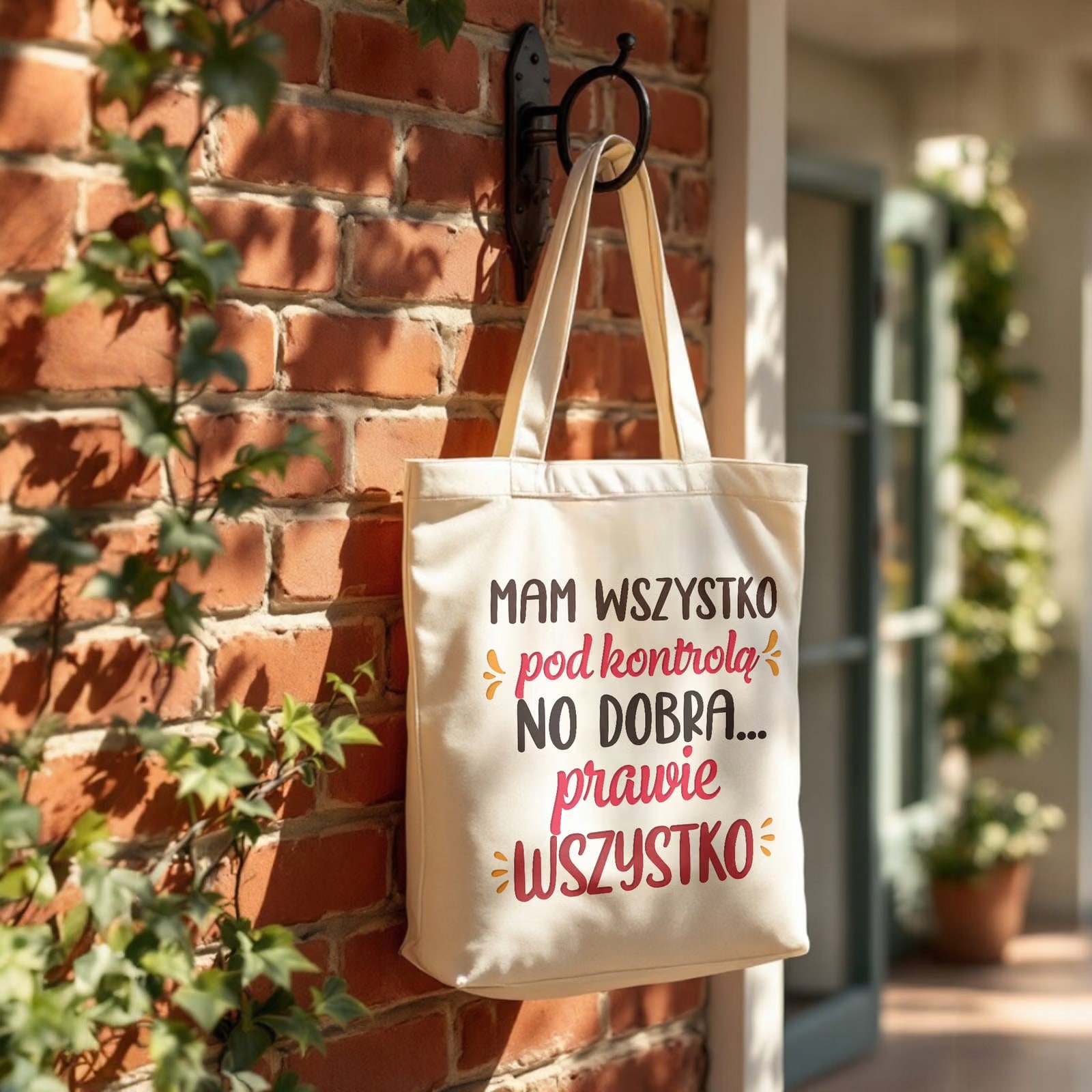 Torba bawełniana premium prezent na Dzień Kobiet Wszystko Pod Kontrolą