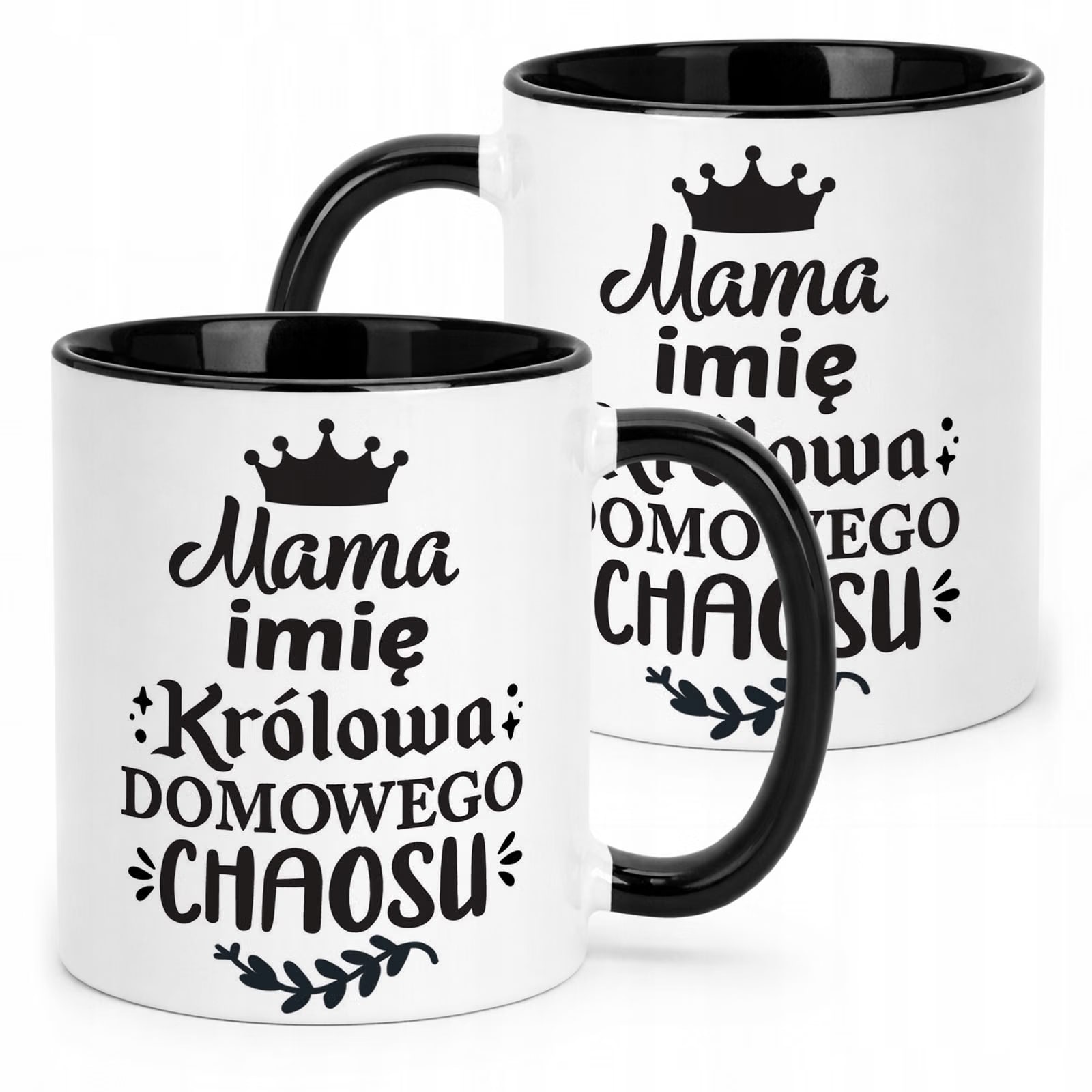 Kubek Czarny Personalizowany Dzień Matki Dla Mamy Prezent Upominek