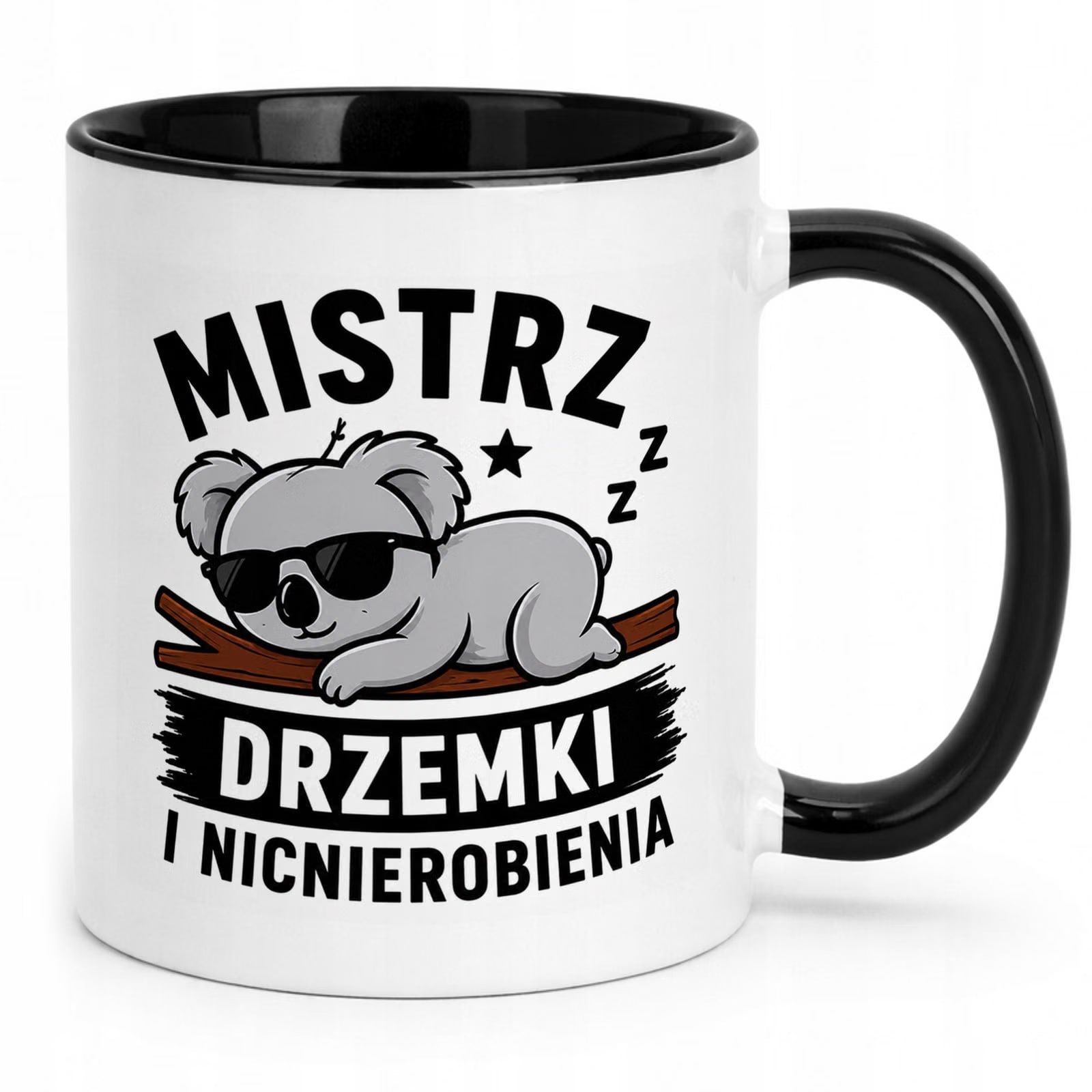Czarny Kubek z nadrukiem Dzień Chłopaka Dla Mężczyzny Upominek Prezent