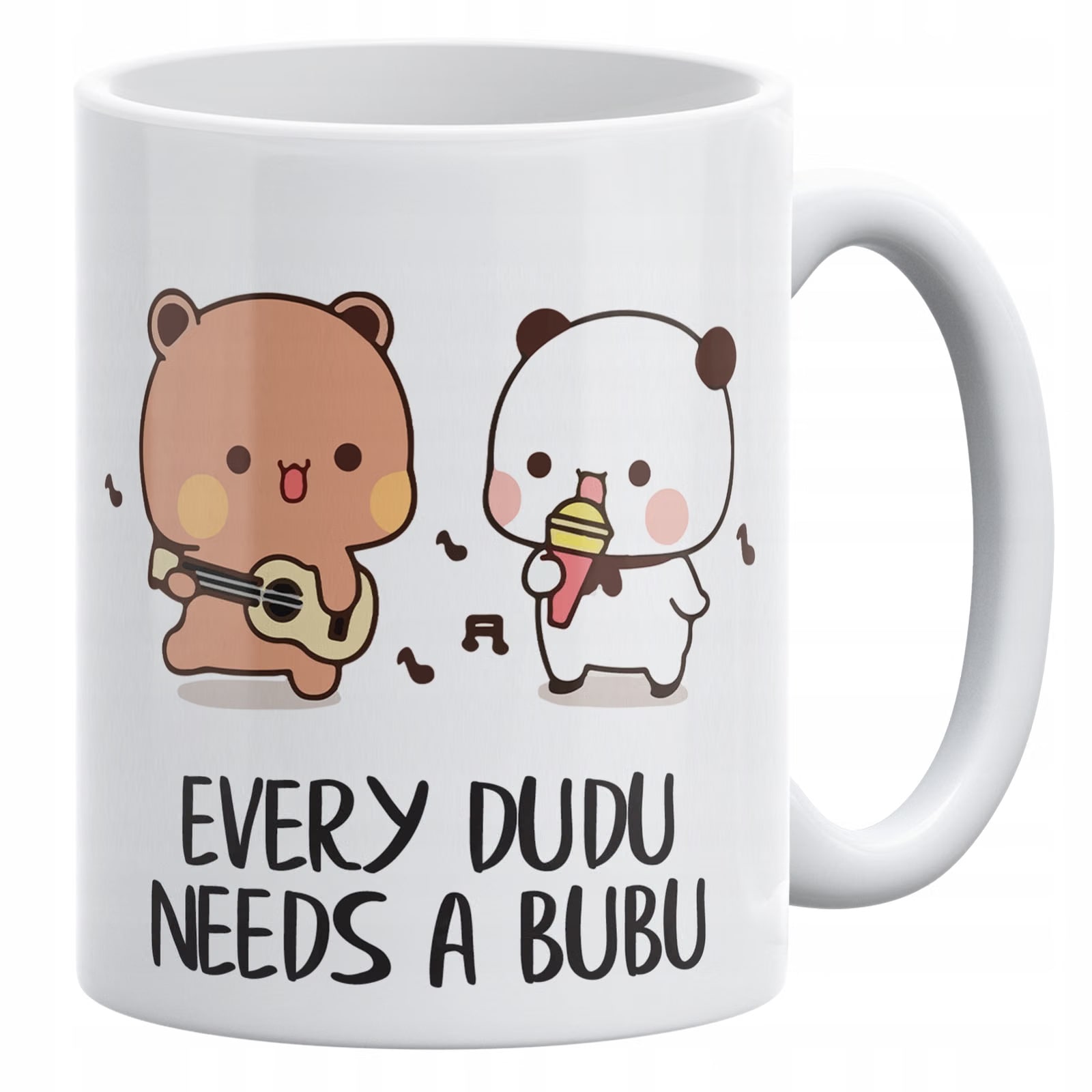 Zestaw Kubek + Poduszka 38×38 cm Walentynki Bubu i Dudu Dla Pary Prezent