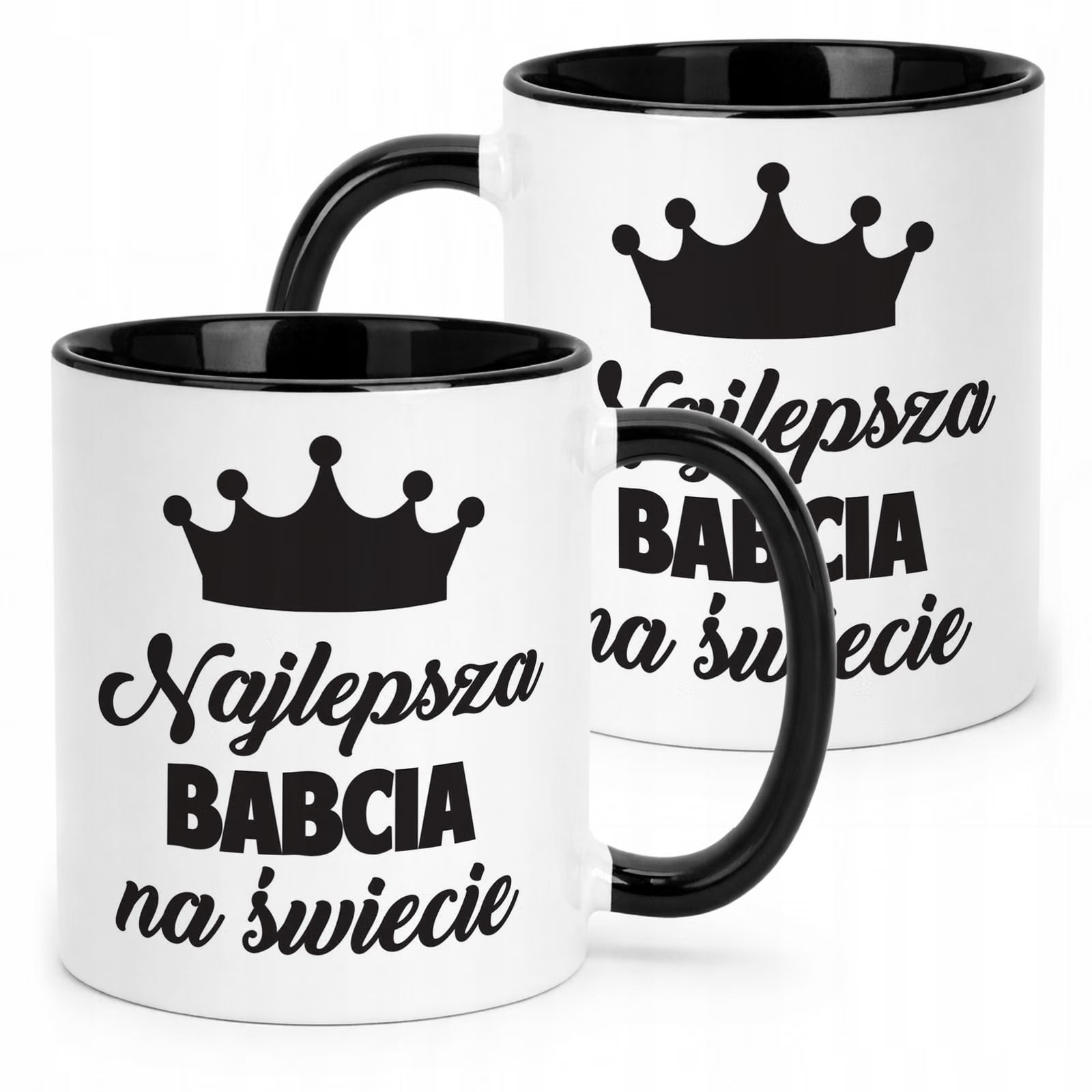Kubek Czarny Dzień Babci Dla Babci Prezent Upominek