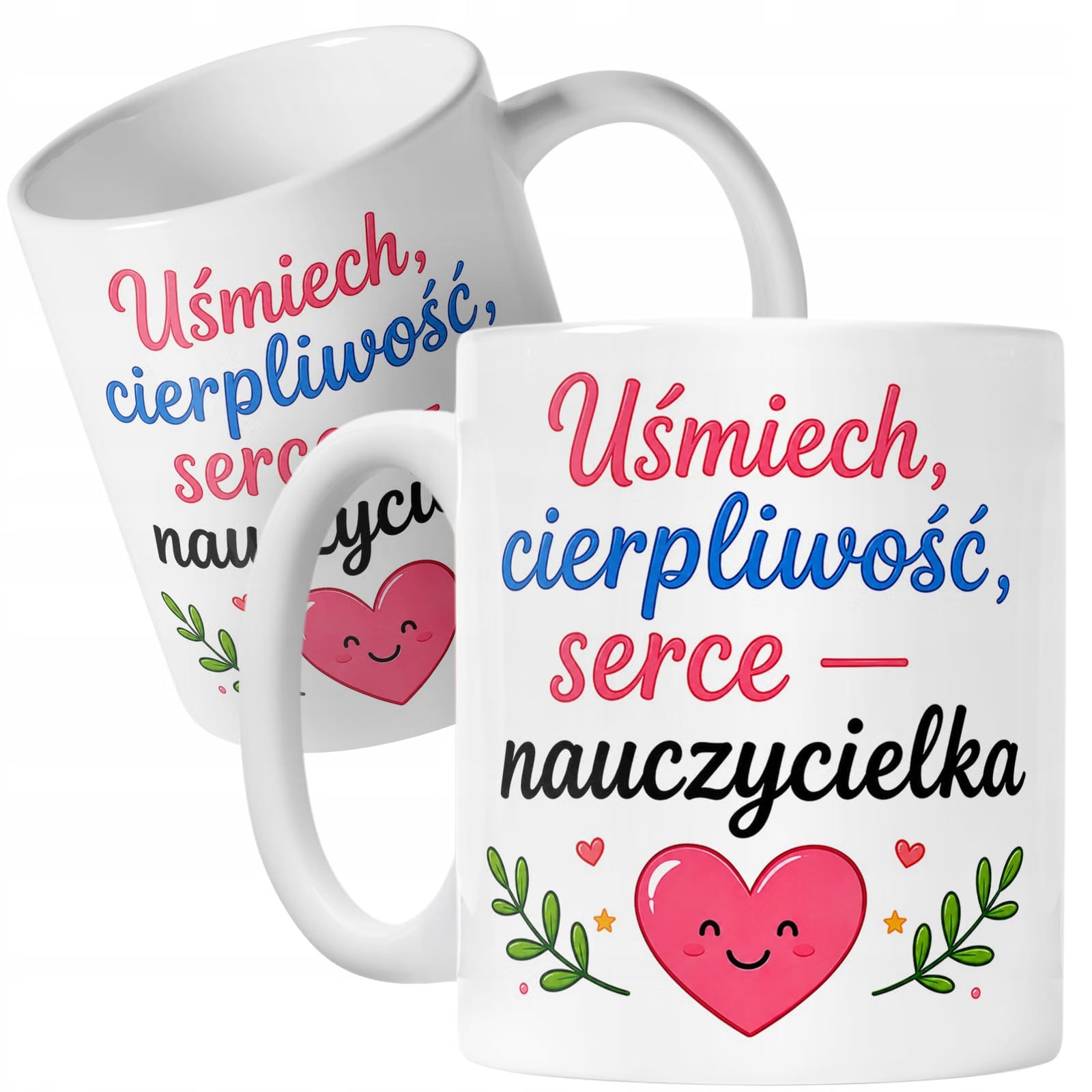 Kubek Dzień Nauczyciela Zakończenie Roku Dla Nauczycielki Prezent Upominek
