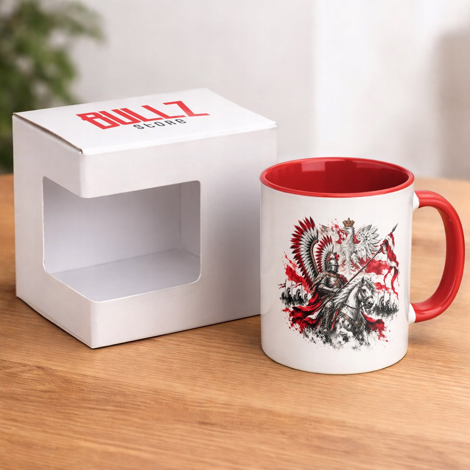 Kubek Czerwony z Nadrukiem Patriotyczny Święto Niepodległości Polska