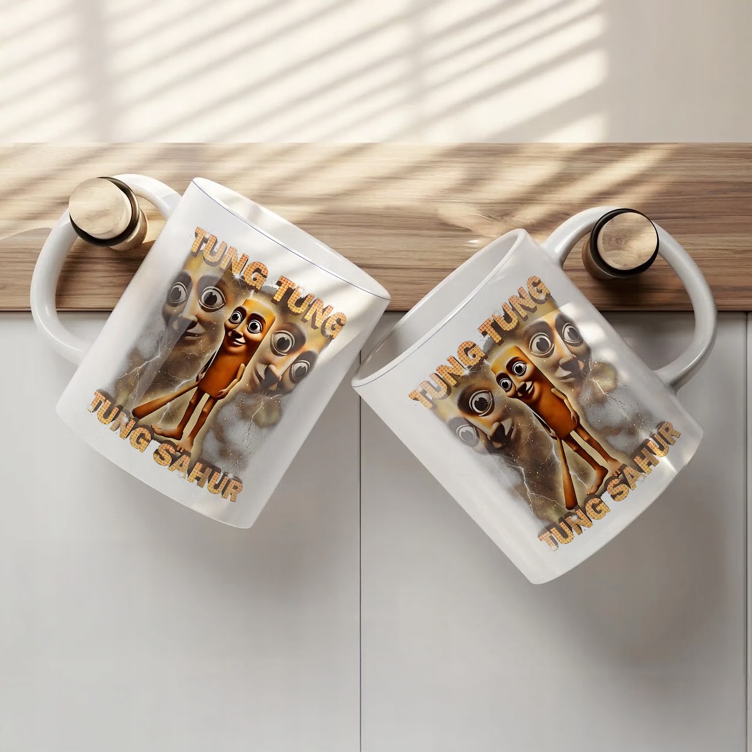Kubek ceramiczny Tung Tung Sahur viral tiktok brainrot mem