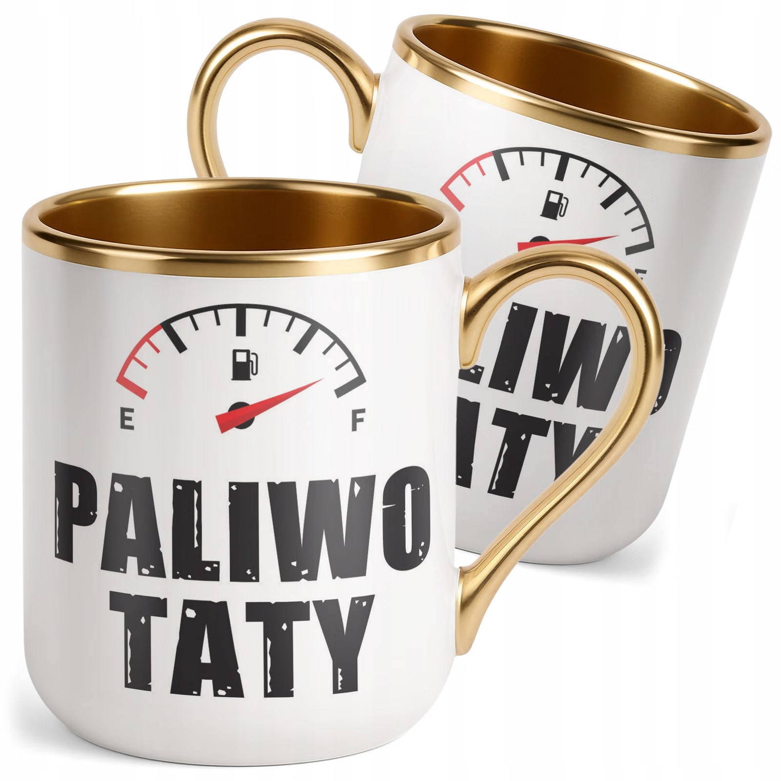 Kubek Premium Złoty Dzień Ojca Dla Taty Paliwo Taty Prezent