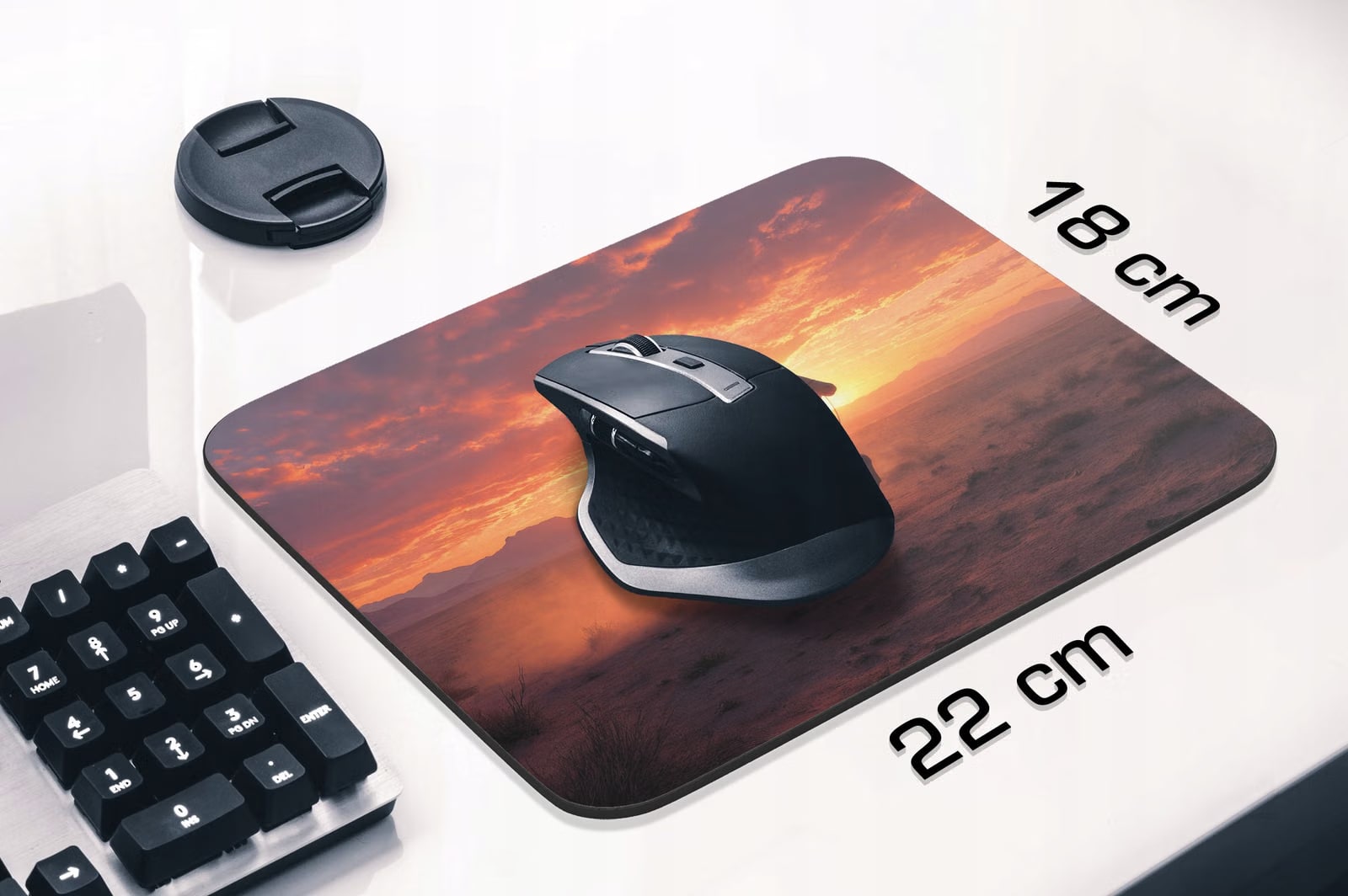 Podkładka pod mysz 22×18 cm Dziki Zachód Kowboj Koń