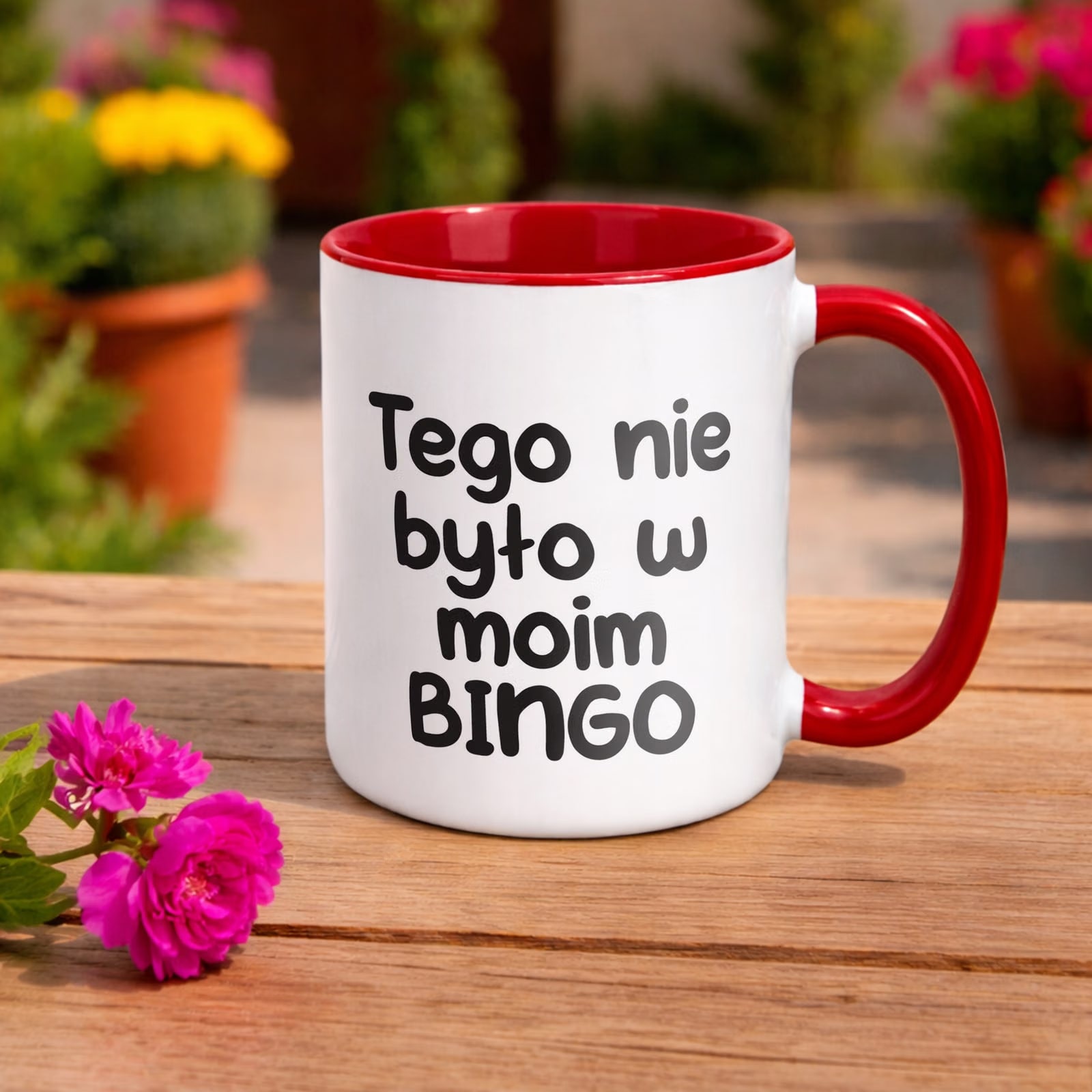 Kubek Czerwony Tego Nie Było W Moim Bingo Śmieszny Zabawny Prezent