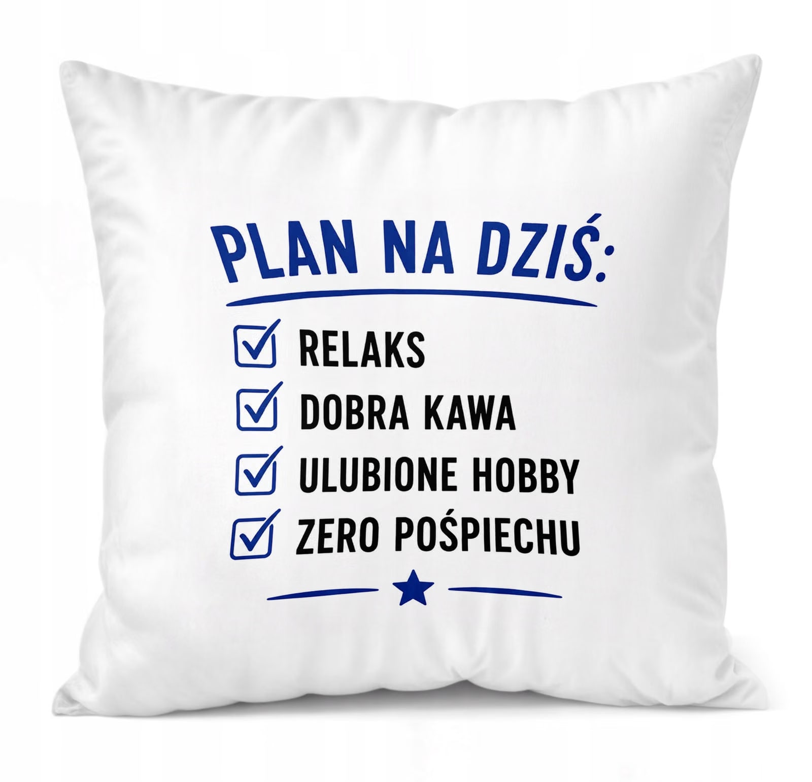 Poduszka Jasiek 38x38cm z Nadrukiem Emerytura Dla Emeryta Upominek Prezent
