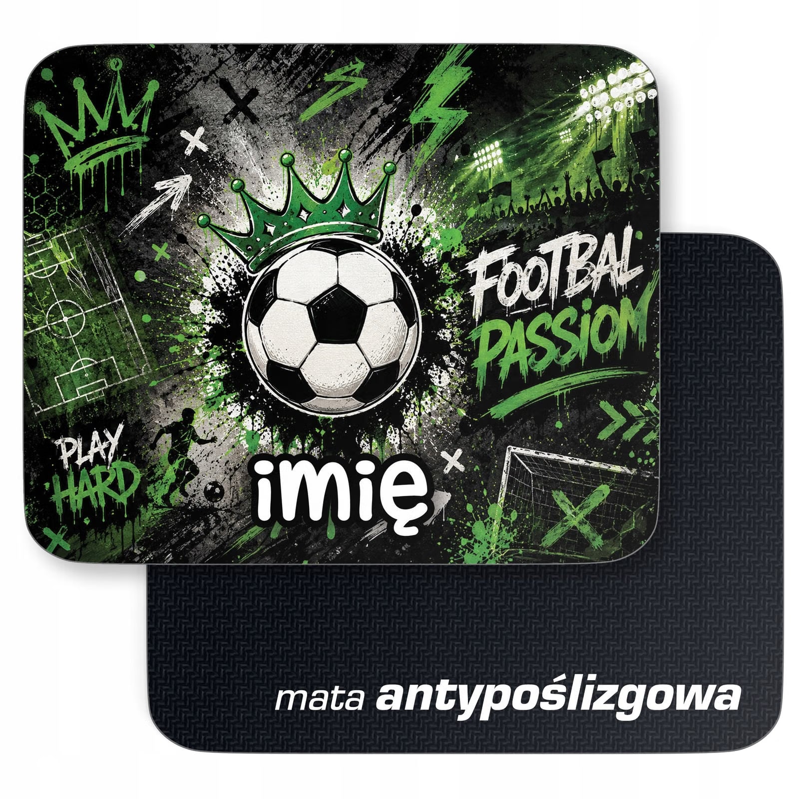 Podkładka pod mysz personalizowana z nadrukiem Piłka nożna dla graczy