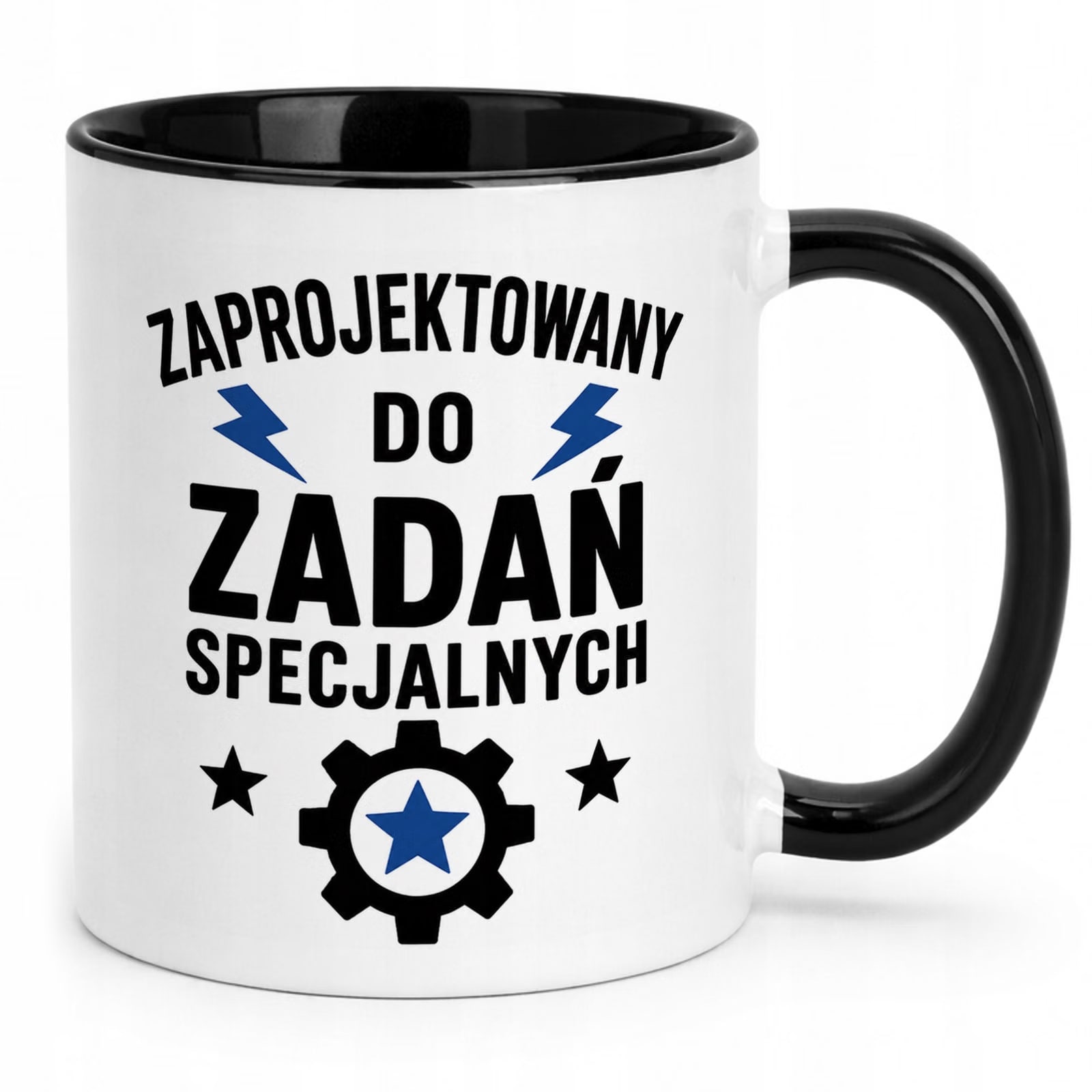 Czarny Kubek z nadrukiem Dzień Chłopaka Dla Mężczyzny Upominek Prezent