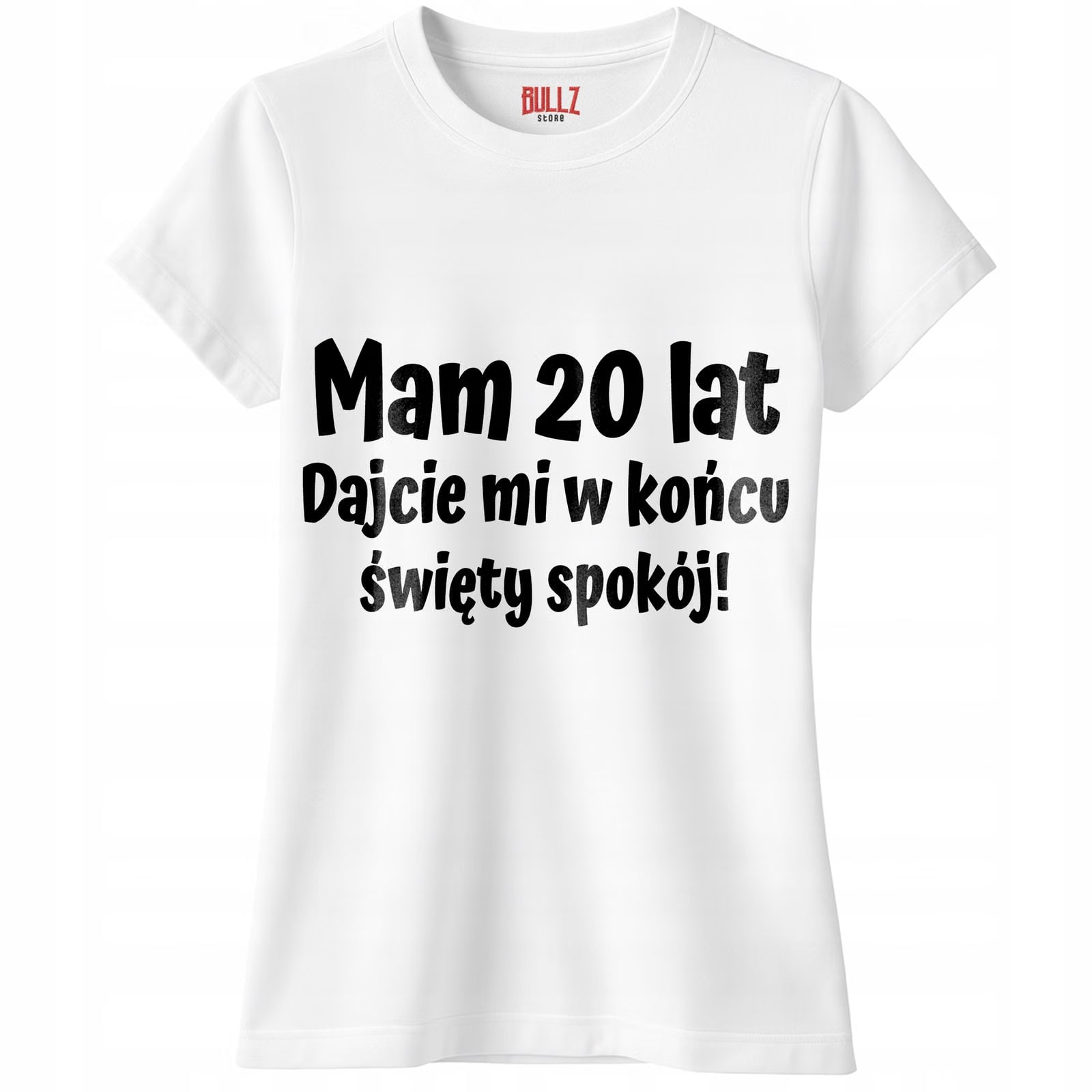 Koszulka biała damska Mam 20 Urodziny Prezent Upominek