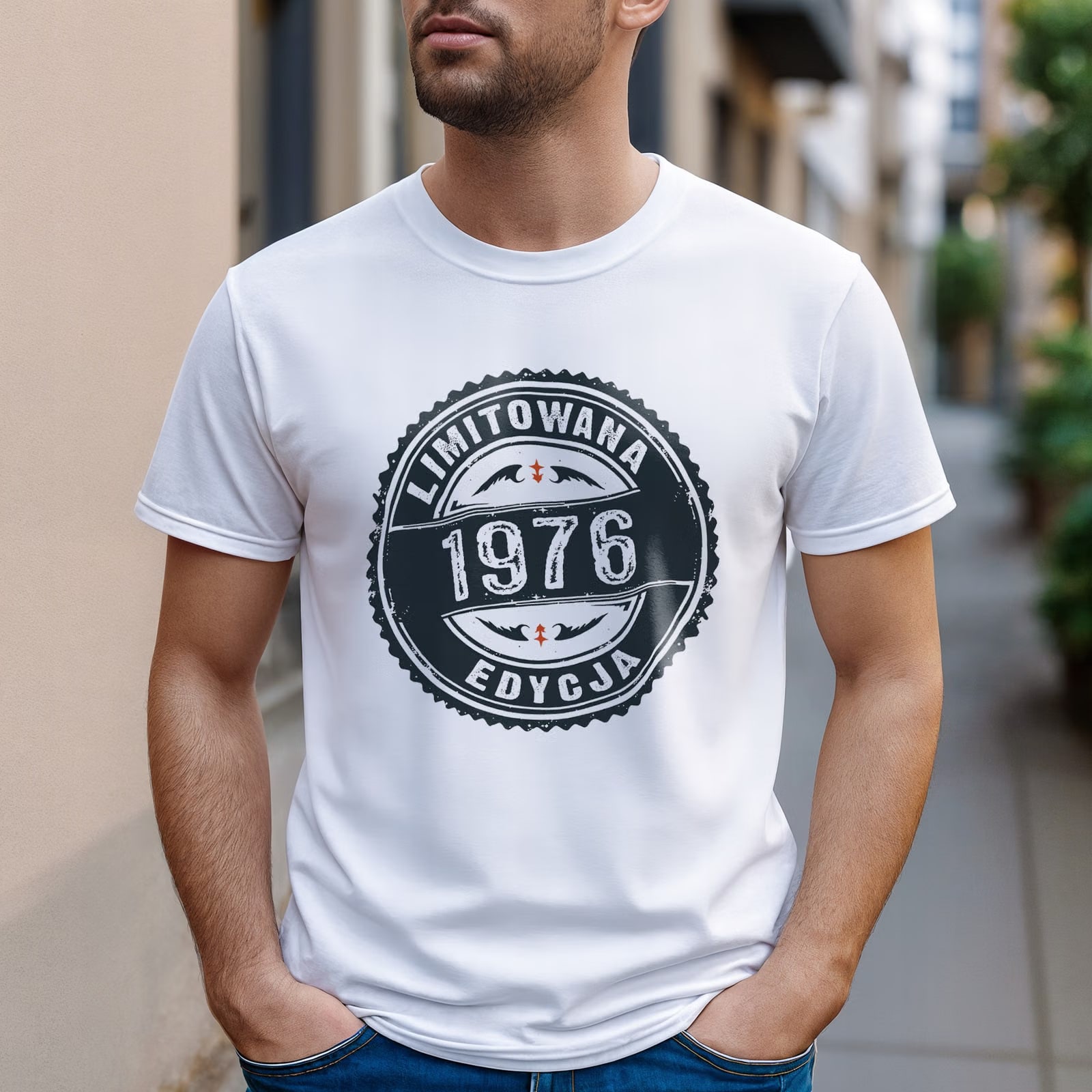 Koszulka biała męska Limitowana Edycja 50 Urodziny Prezent r. 3XL