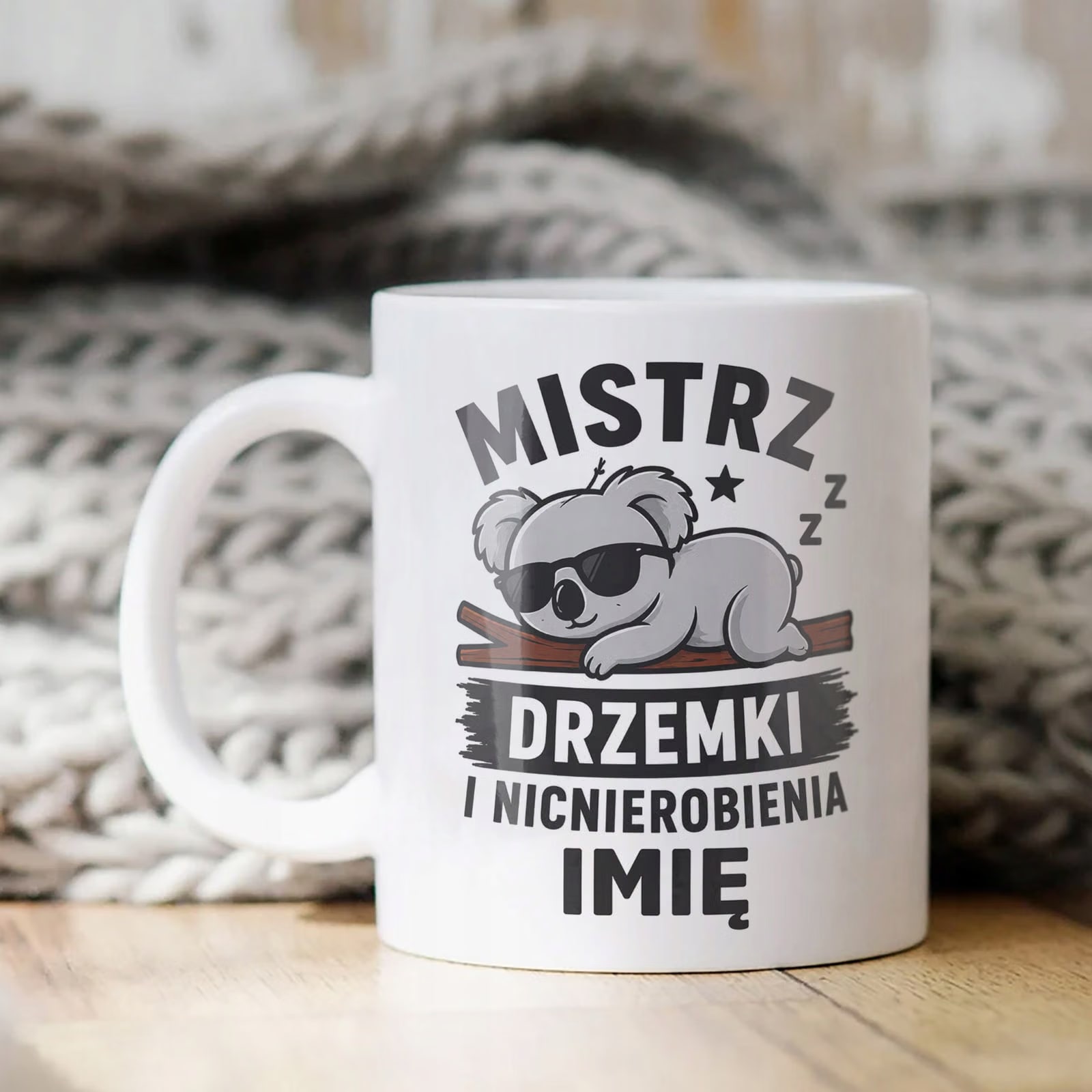 Biały Kubek personalizowany z nadrukiem Dzień Chłopaka Dla Mężczyzny