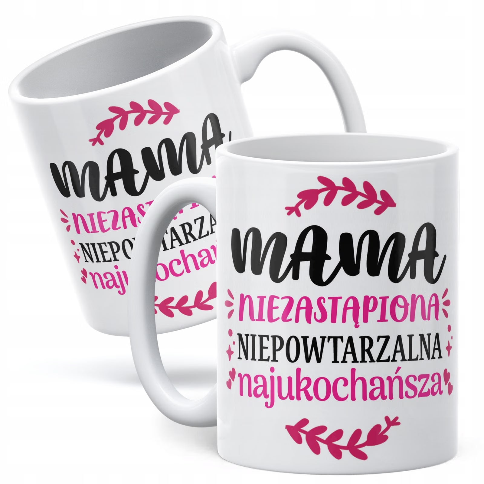 Kubek ceramiczny Dzień Matki Dla Mamy Prezent Niezastąpiona Niepowtarzalna