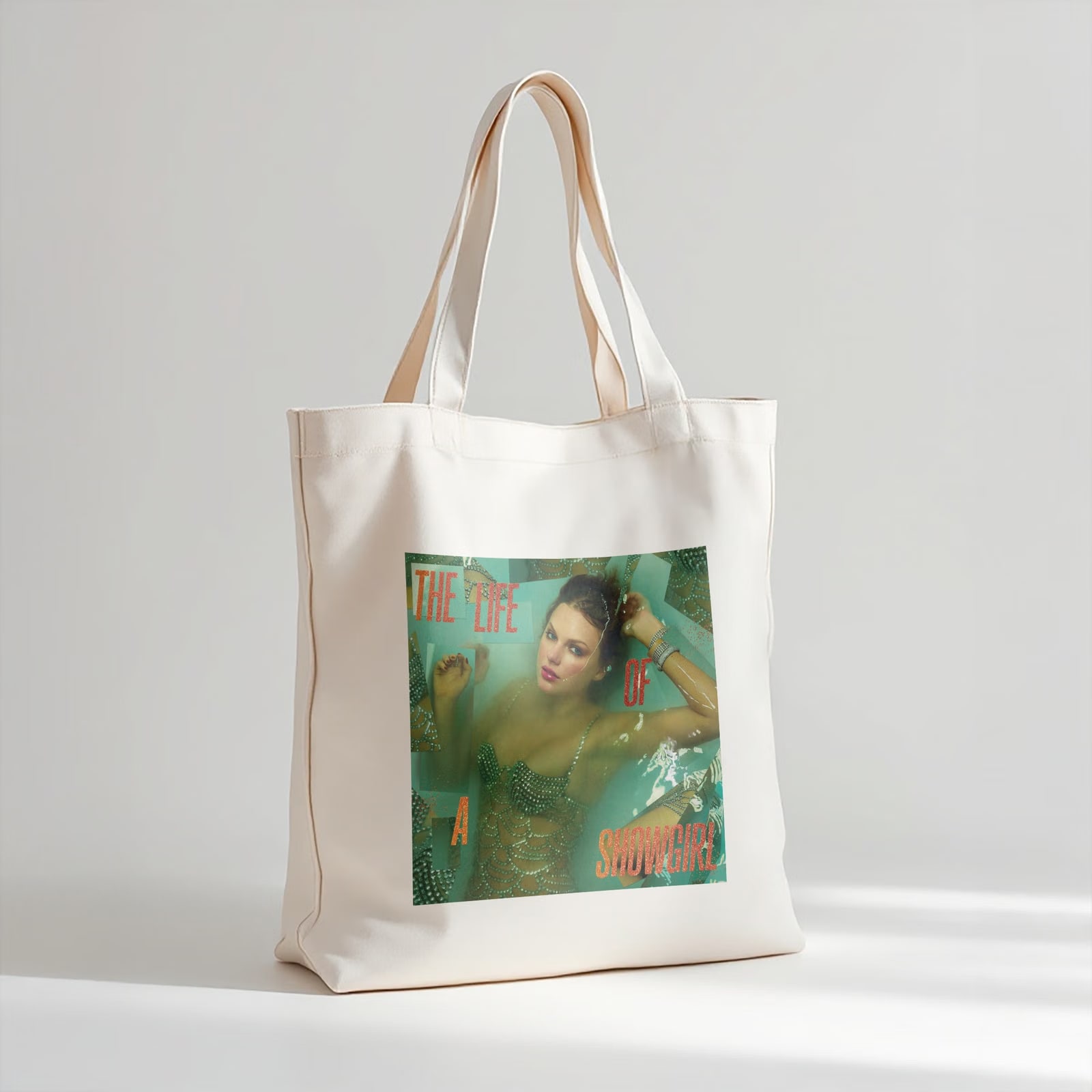 Torba bawełniana premium na zakupy Taylor Swift The Life Of A Showgirl