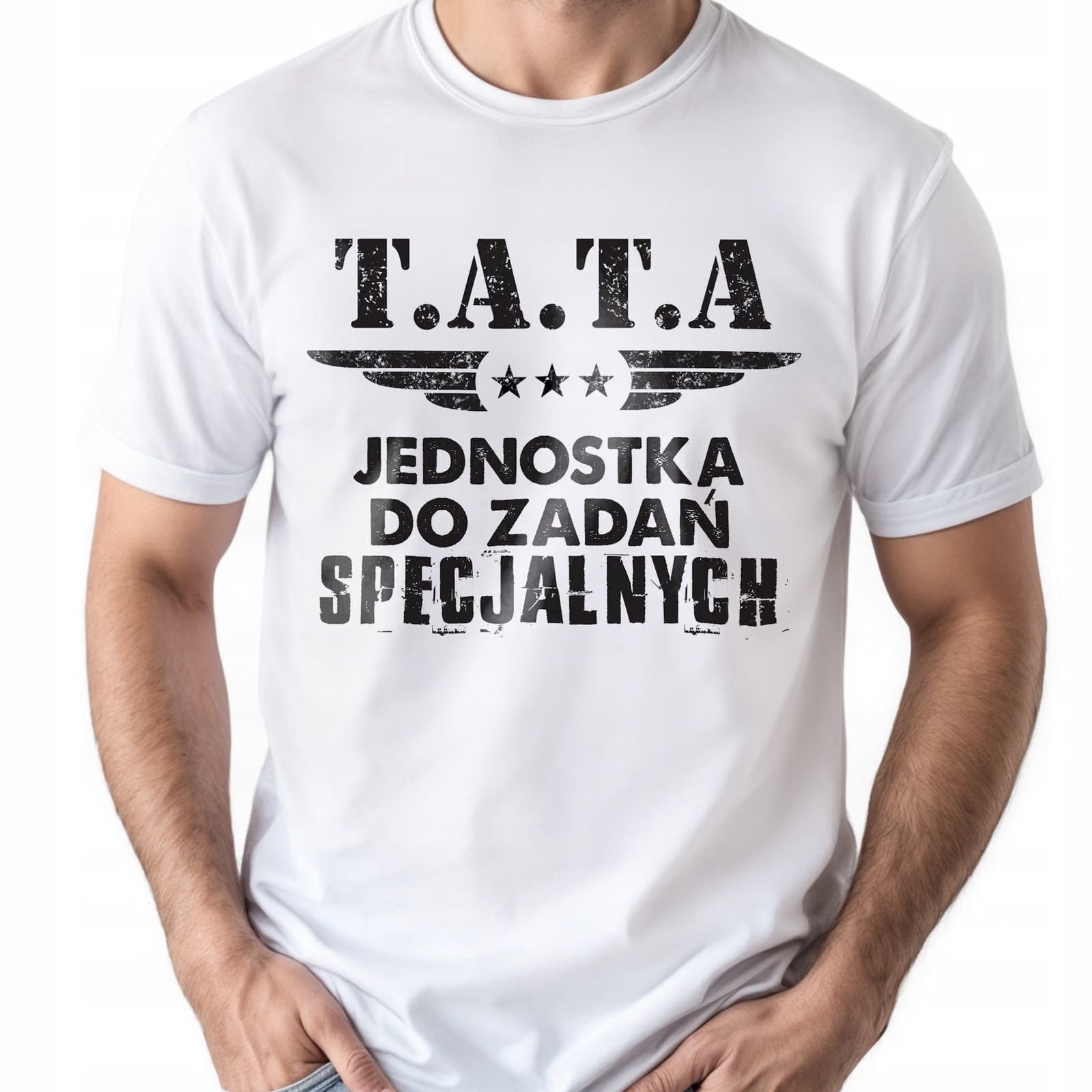 Zestaw Kubek + Koszulka Dzień Ojca Dla Taty Tata Jednostka Prezent