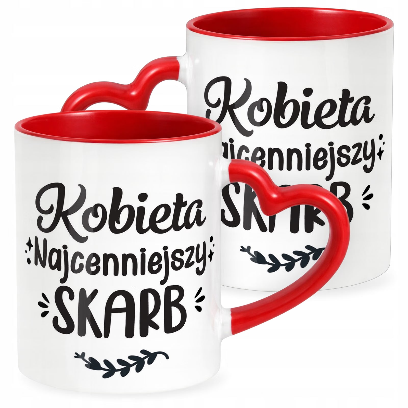 Kubek Czerwony Dzień Kobiet Dla Kobiety Dziewczyny Prezent Upominek