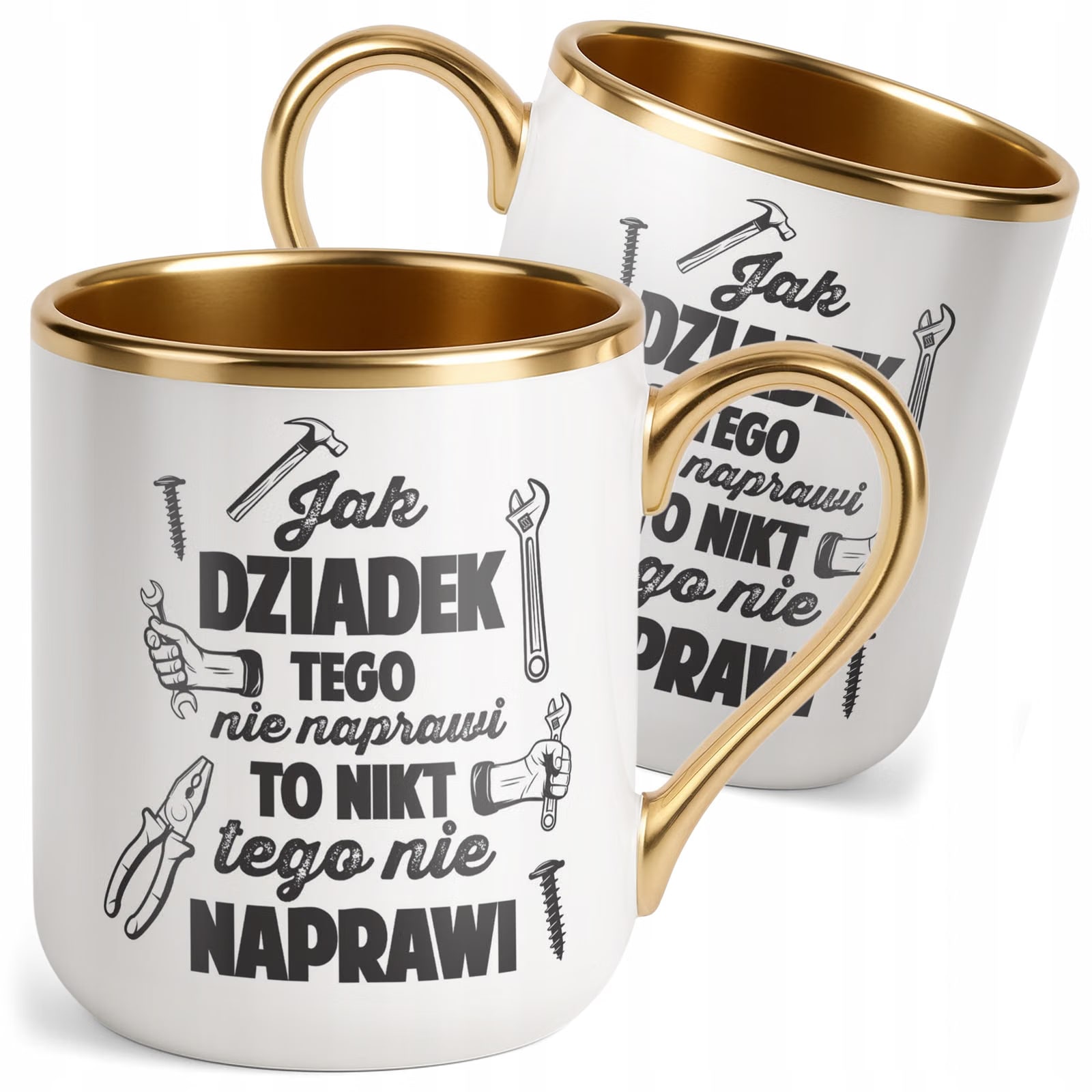 Kubek Premium Złoty Dzień Dziadka Dla Dziadka Prezent Upominek