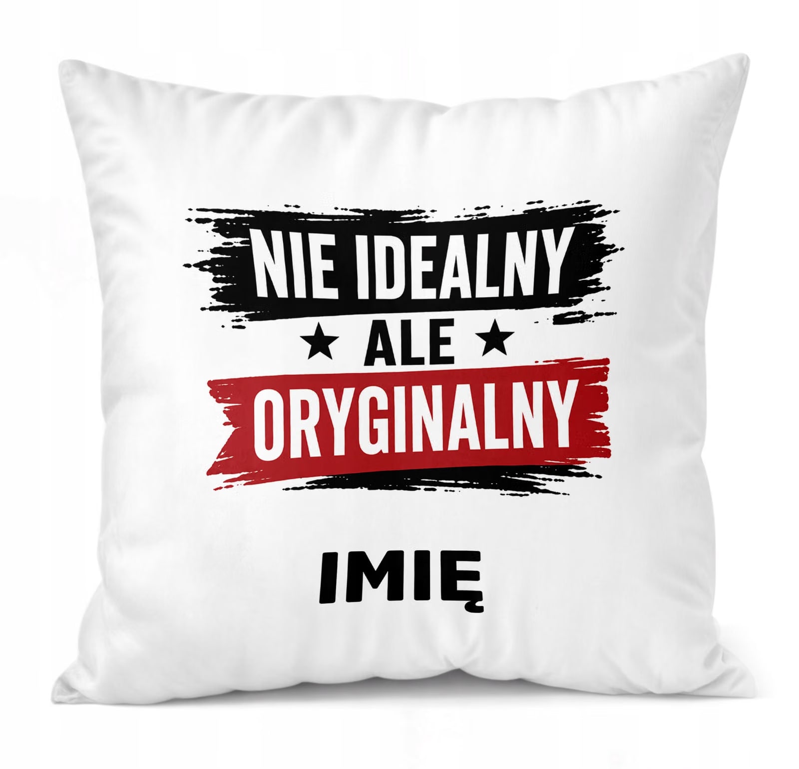 Poduszka Jasiek Personalizowana z nadrukiem Dzień Chłopaka 38x38cm Prezent
