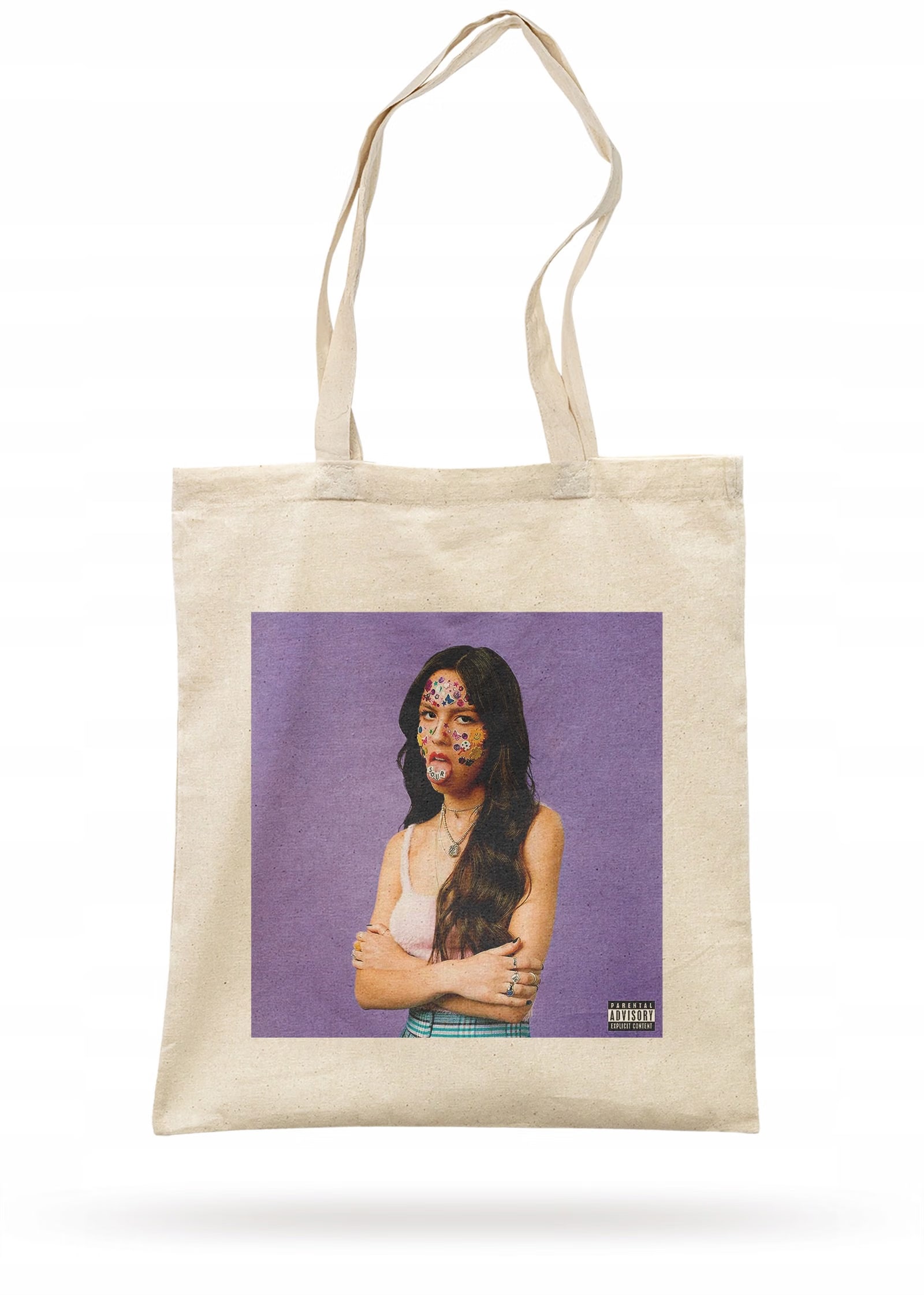 Torba bawełniana na zakupy z dnem 42x38x10 Olivia Rodrigo SOUR