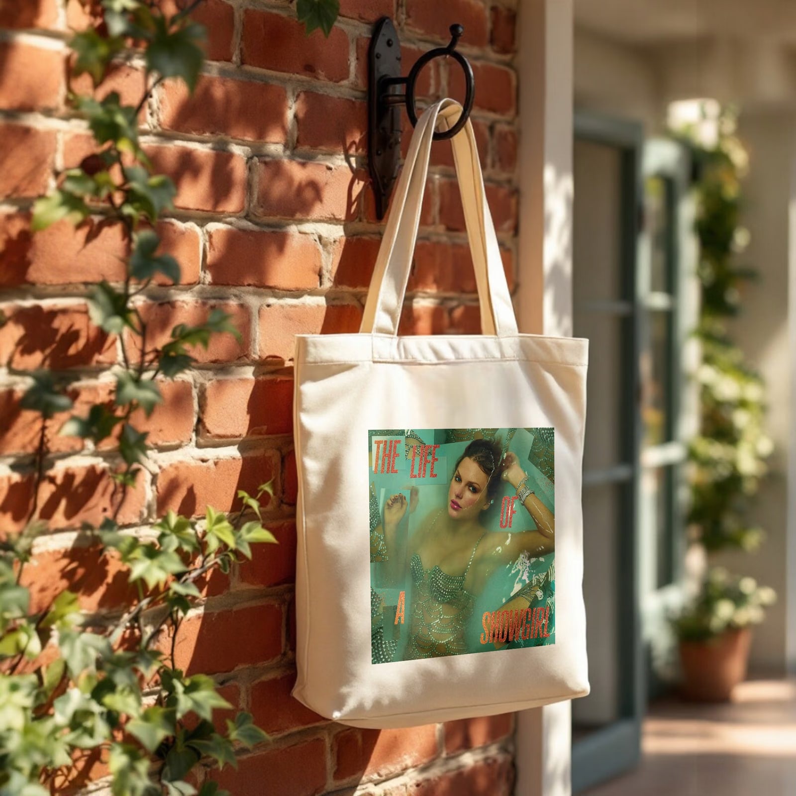 Torba bawełniana premium na zakupy Taylor Swift The Life Of A Showgirl
