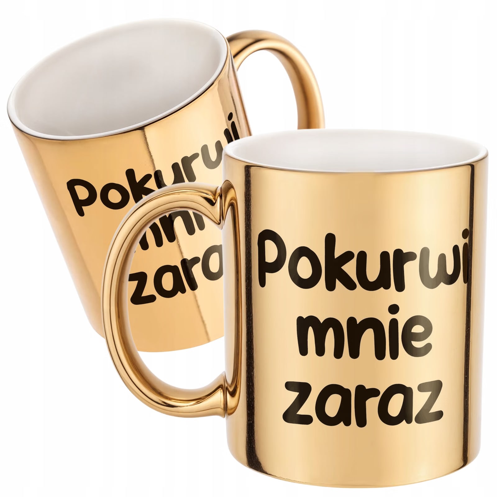 Złoty Kubek Pok**wi Mnie Zaraz Śmieszny Zabawny Prezent