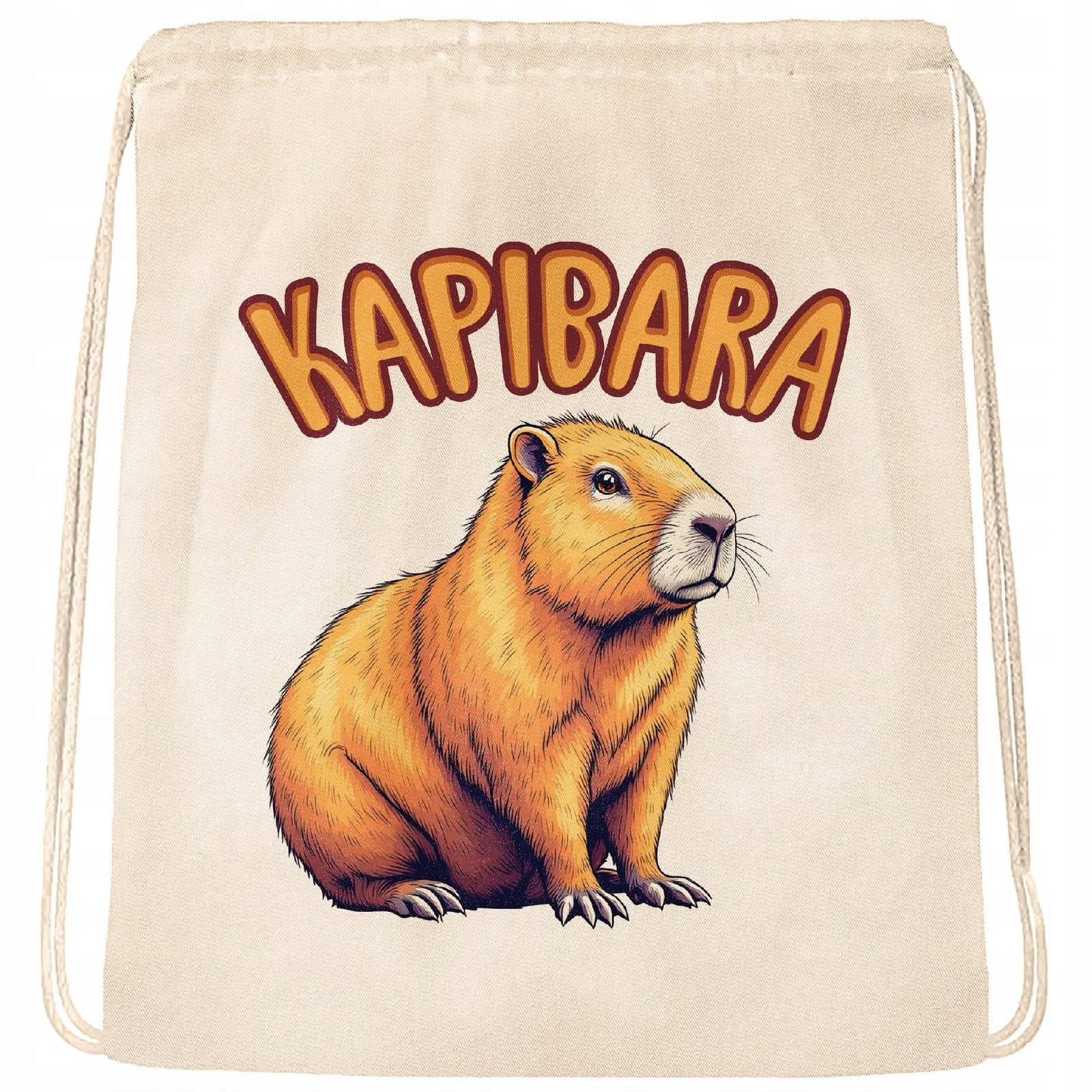 Plecak bawełniany Kapibara Capybara Zwierzak Prezent