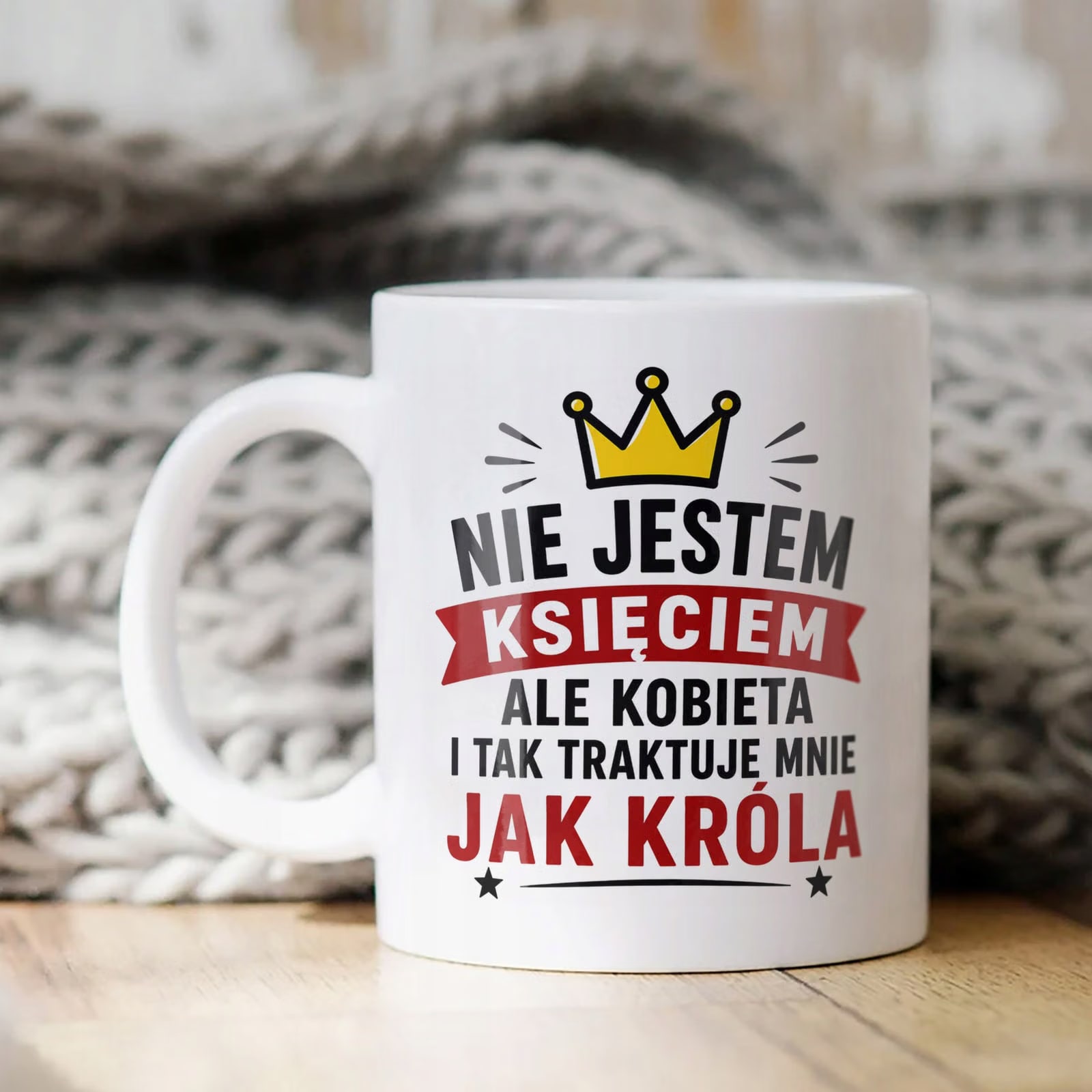 Biały Kubek z nadrukiem Dzień Chłopaka Dla Mężczyzny Upominek Prezent