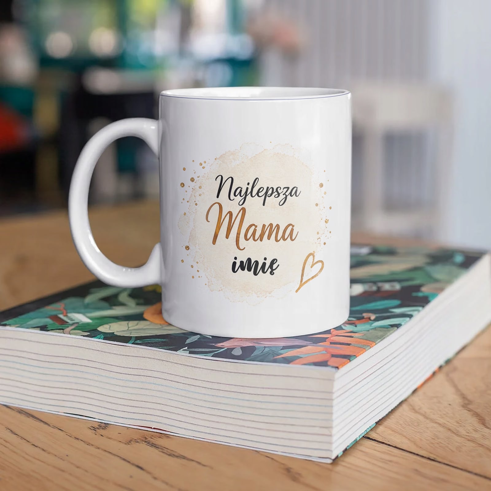 Kubek dla mamy personalizowany prezent na Dzień Matki dla mamy z nadrukiem