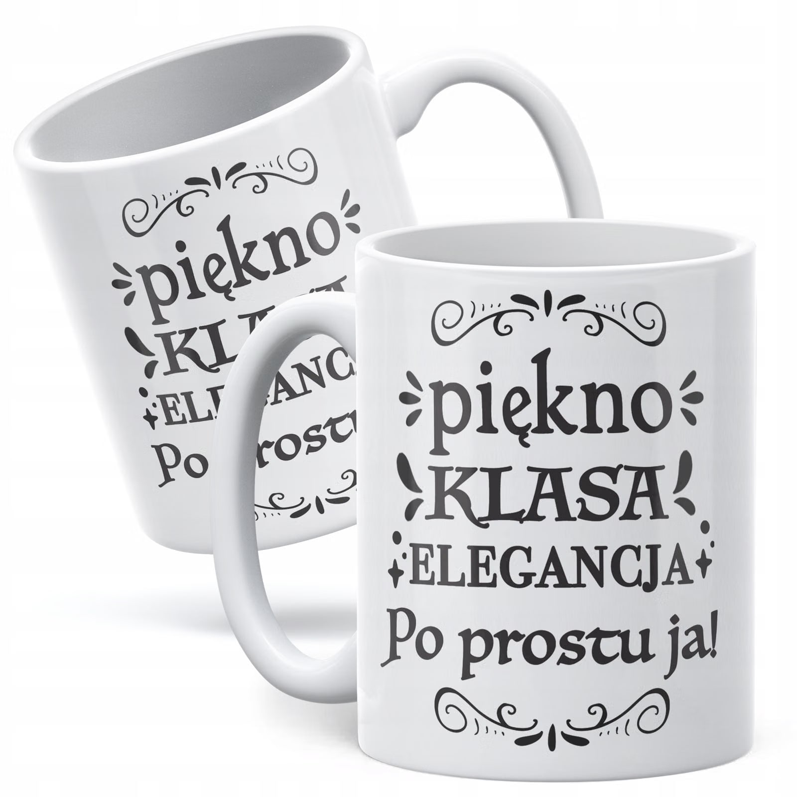 Kubek ceramiczny Dzień Kobiet Piękno Klasa Elegancja Prezent Dla Kobiety