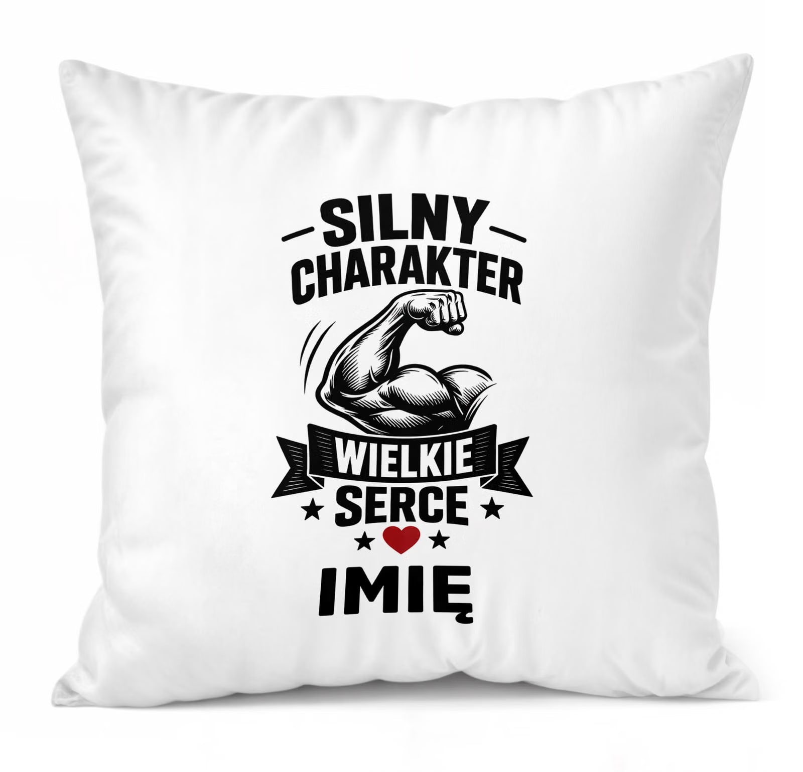 Poduszka Jasiek Personalizowana z nadrukiem Dzień Chłopaka 38x38cm Prezent