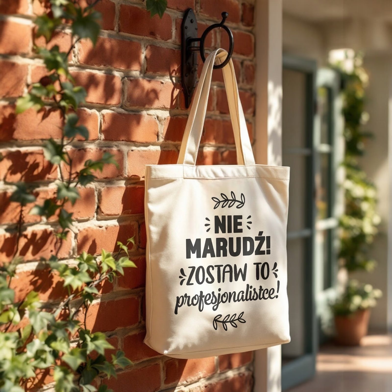 Torba bawełniana premium prezent na Dzień Kobiet Nie Marudź Upominek